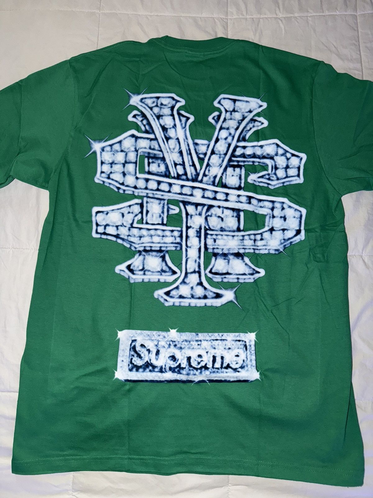 Supreme Supreme Snowman Tee – Green (M) Size US M / EU 48-50 / 2 - 8 Thumbnail