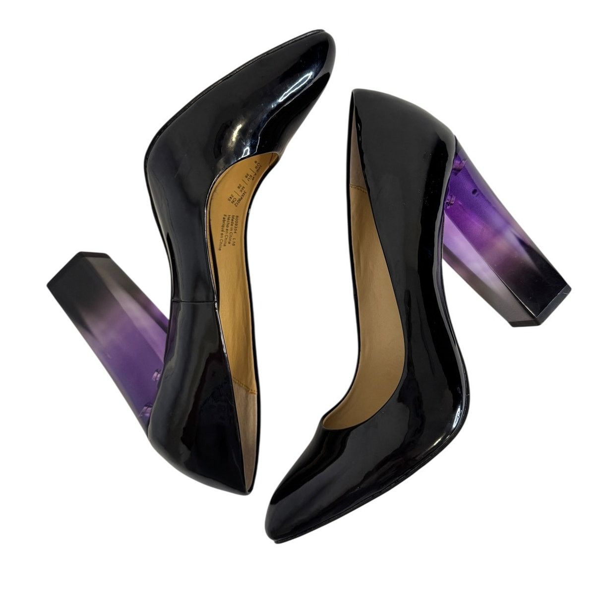 Other Katy Perry A.W. Black Patent Purple Ombre Heel Pump Size 9 Size US 9 / IT 39 - 8 Thumbnail