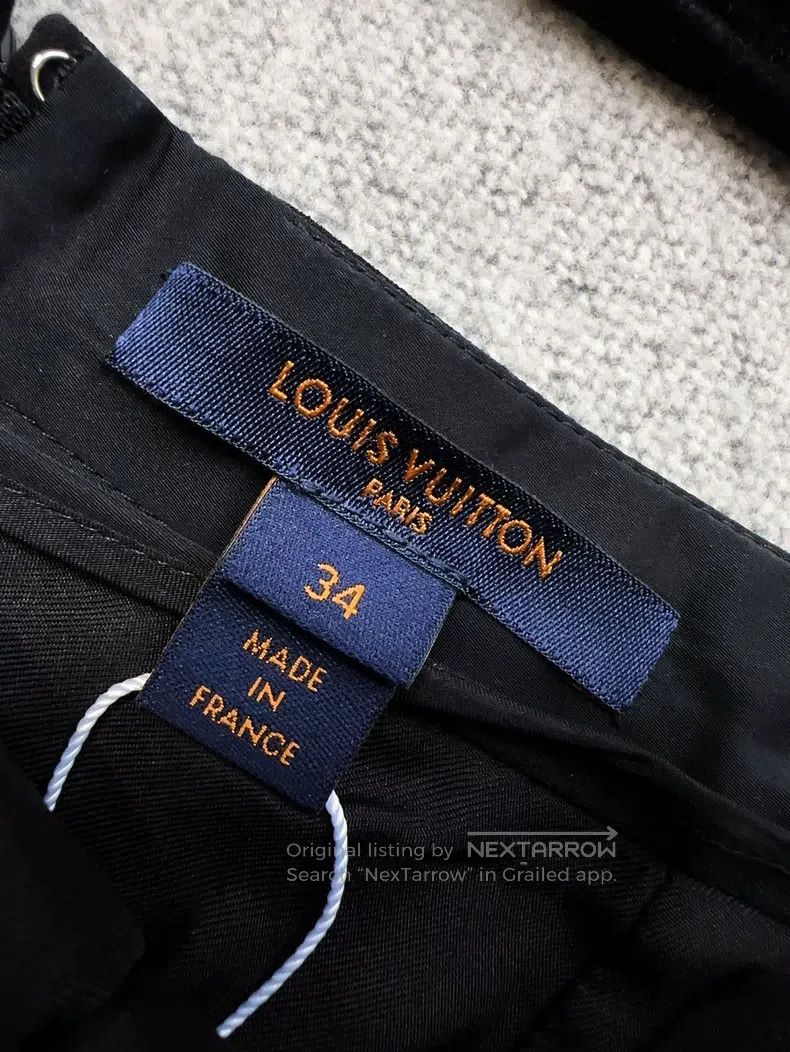Louis Vuitton Louis Vuitton Black Skirt Size 33" - 5 Thumbnail