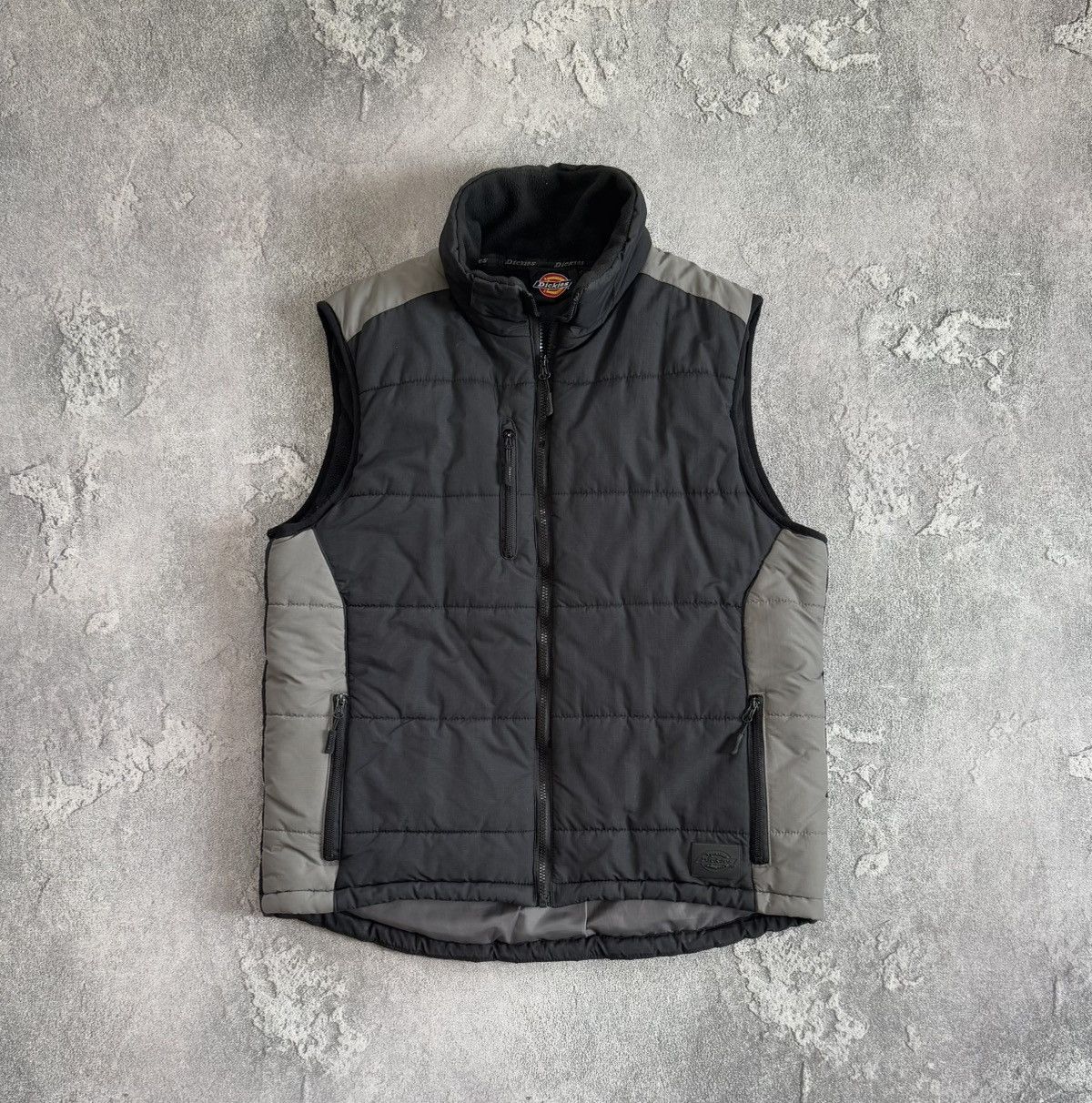 Dickies × Vintage Dickies M zip puffer quilted vest sleeveless jacket Size US M / EU 48-50 / 2 - 1 Thumbnail