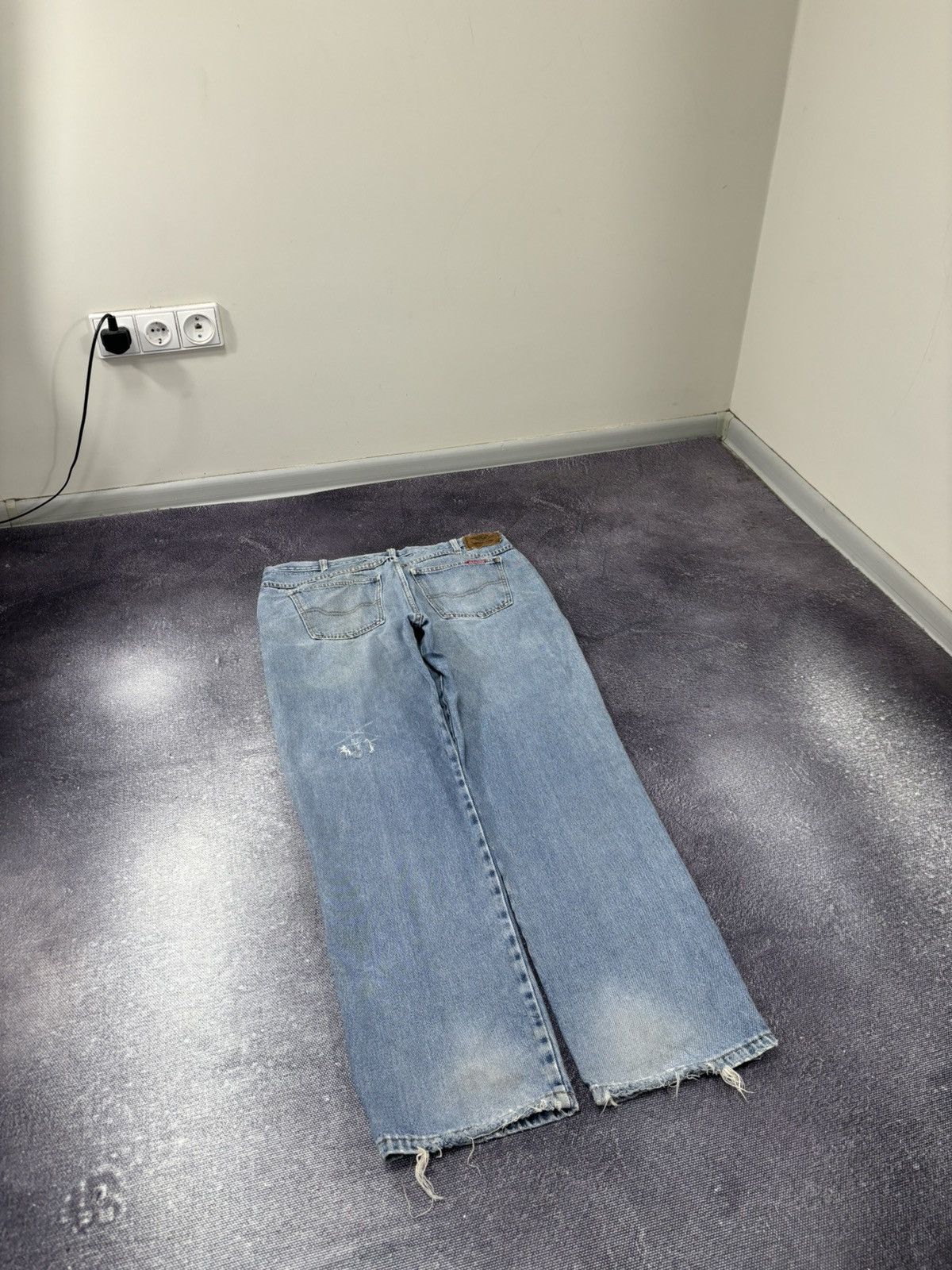 Dickies Vintage Dickies Y2K Faded Light Blue Work Denim Baggy Jeans Size US 38 / EU 54 - 3 Thumbnail