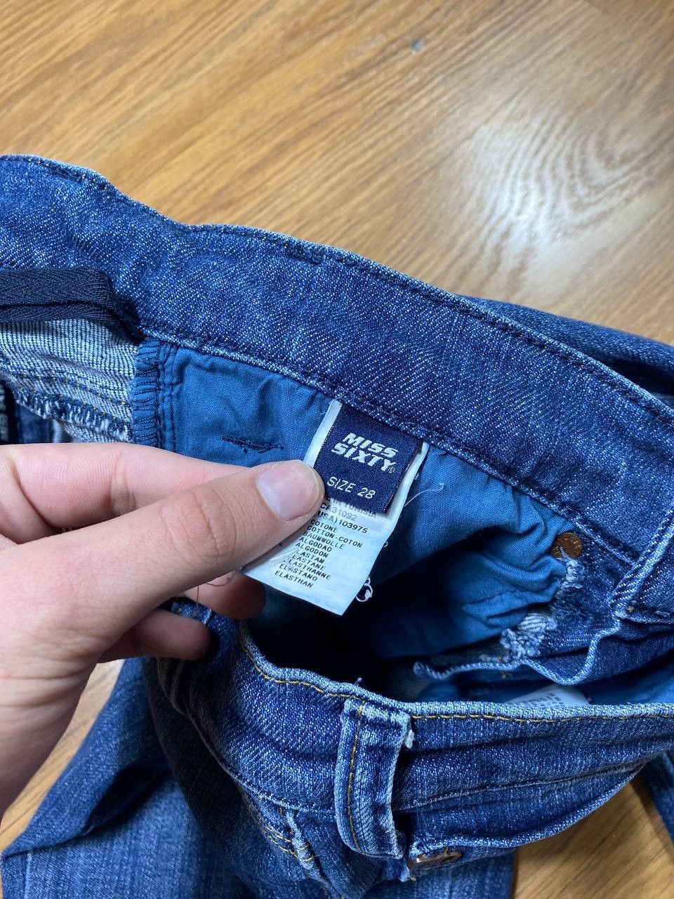 Japanese Brand Crazy Crash Dirty Baggy Faded Jean Japan Avant Garde Style Size US 28 / EU 44 - 18 Thumbnail