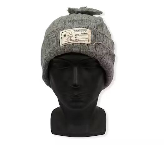 image of Cartoon Network x Hats Vintage Peanuts Snoopy Cartoon Beanie Hat, Men's