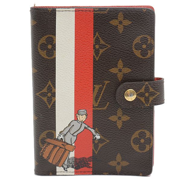 Louis Vuitton Louis Vuitton Louis Vuitton Monogram Canvas Agenda PM Notebook Cover R20018 Canvas Notebook Cover R20018 in Very Good Condition Size ONE SIZE - 1 Thumbnail