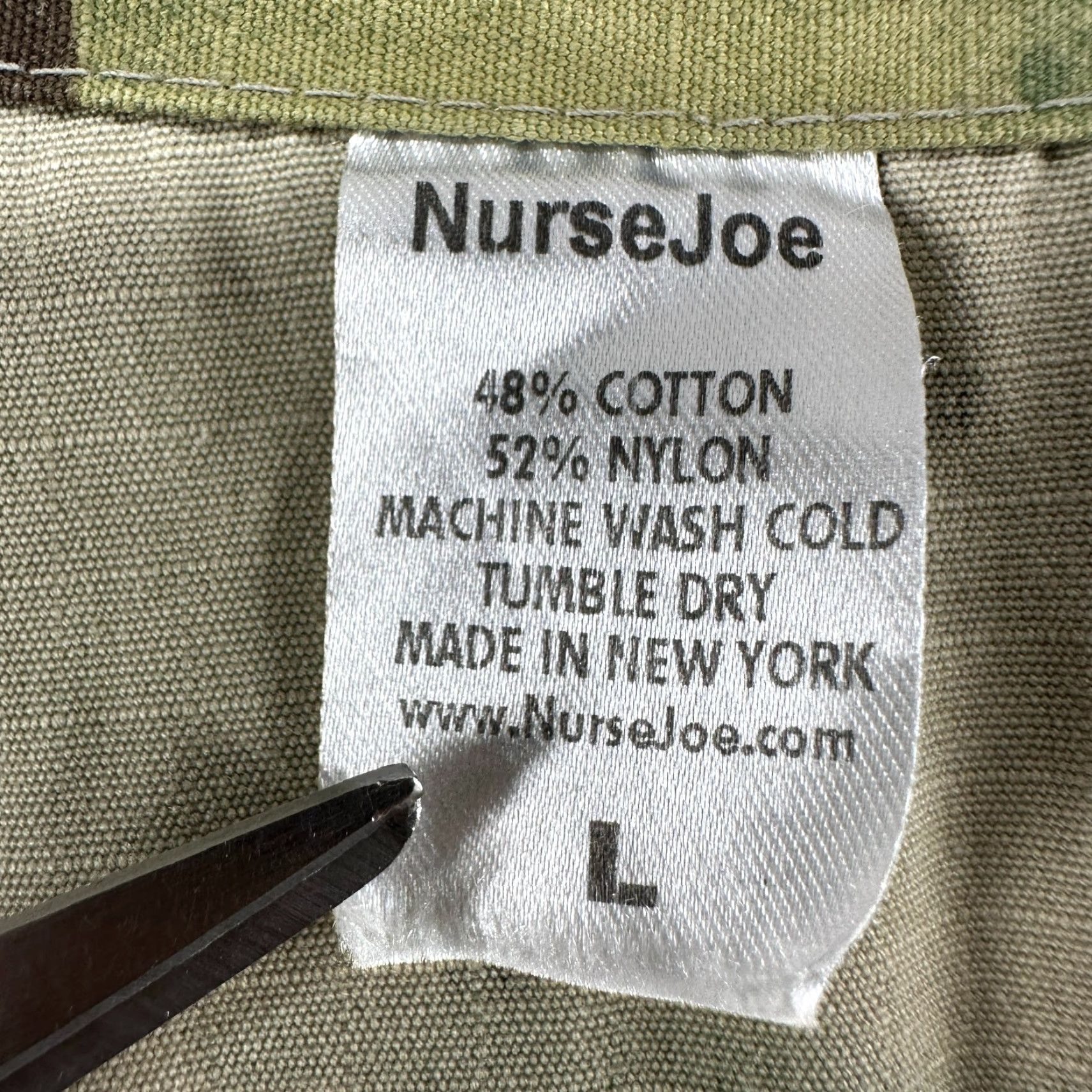 Vintage Nurse Joe Shirt Men Large OCP Camo Tactical Ripstop Army Multicam Cotton Blend Camouflage Mens Size US L / EU 52-54 / 3 - 2 Thumbnail