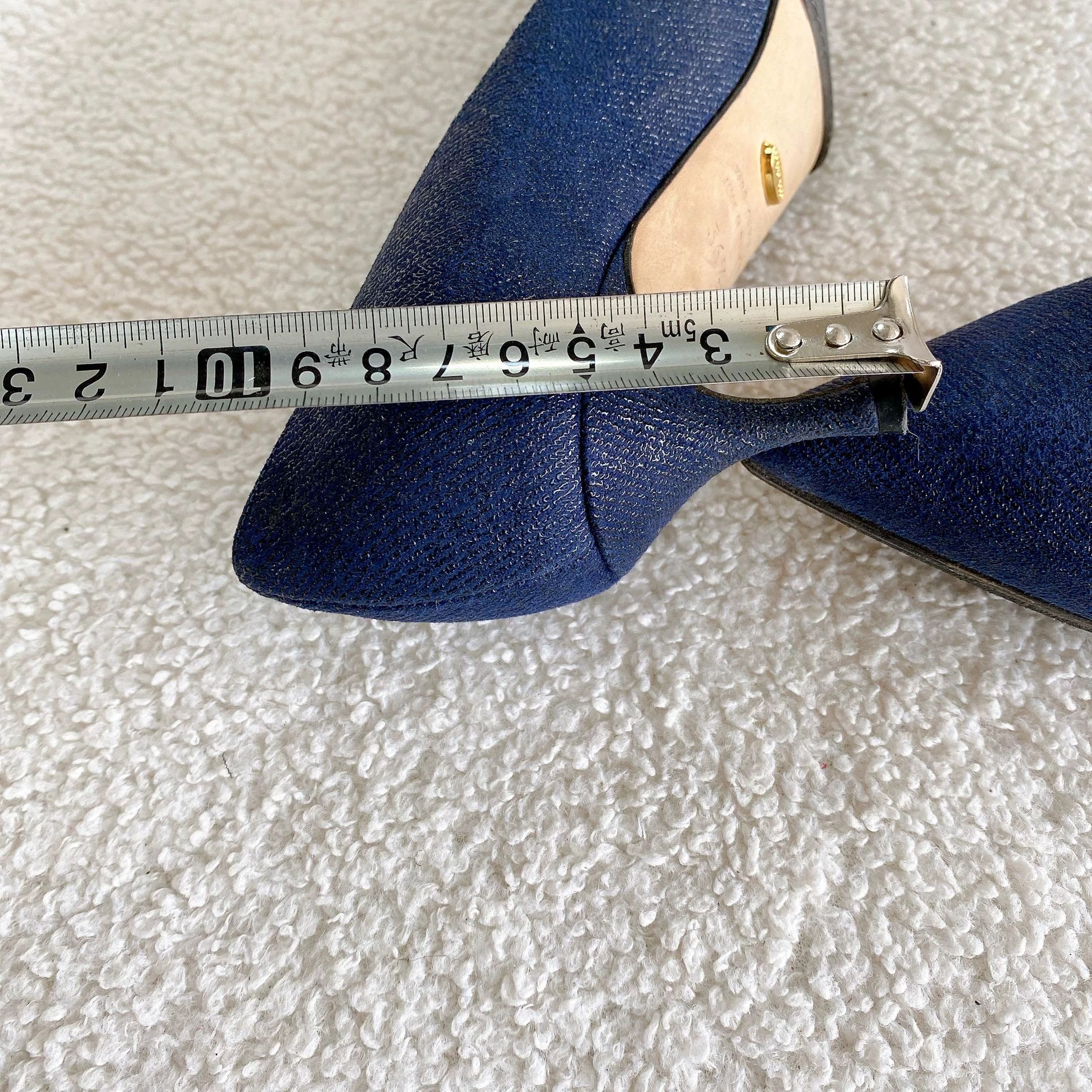 Sergio Rossi Sergio Rossi Blue High Heels 36.5 Size US 6 / IT 36 - 9 Thumbnail