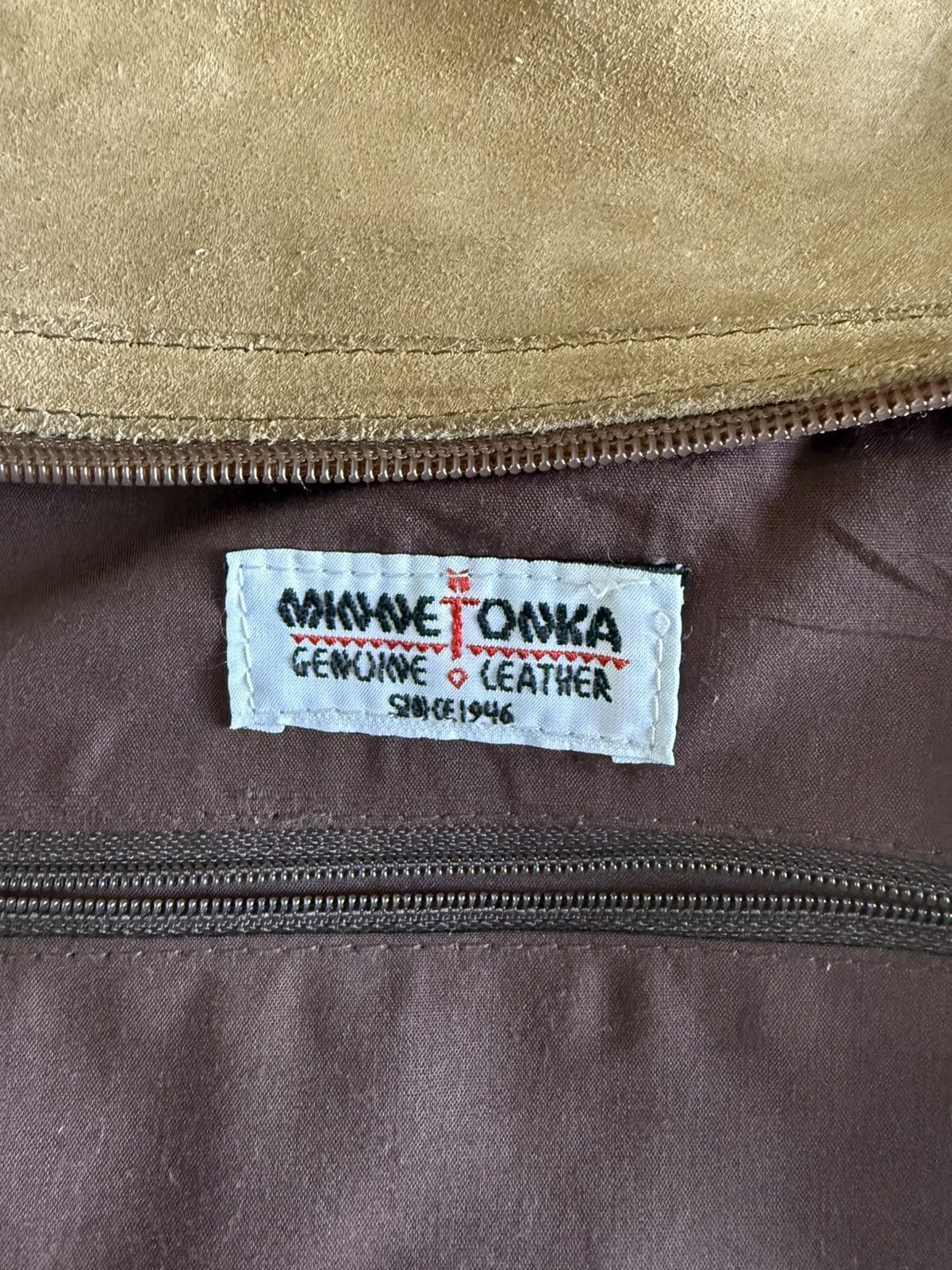 Minnetonka GENUINE LEATHER MINNETONKA FRINGED SLING BAG Size ONE SIZE - 5 Thumbnail
