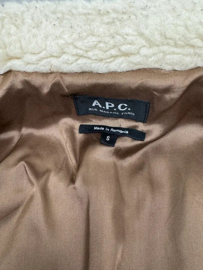 A.P.C. A.P.C Beige Classy Wool White Collar Jacket Size US S / EU 44-46 / 1 - 10 Thumbnail