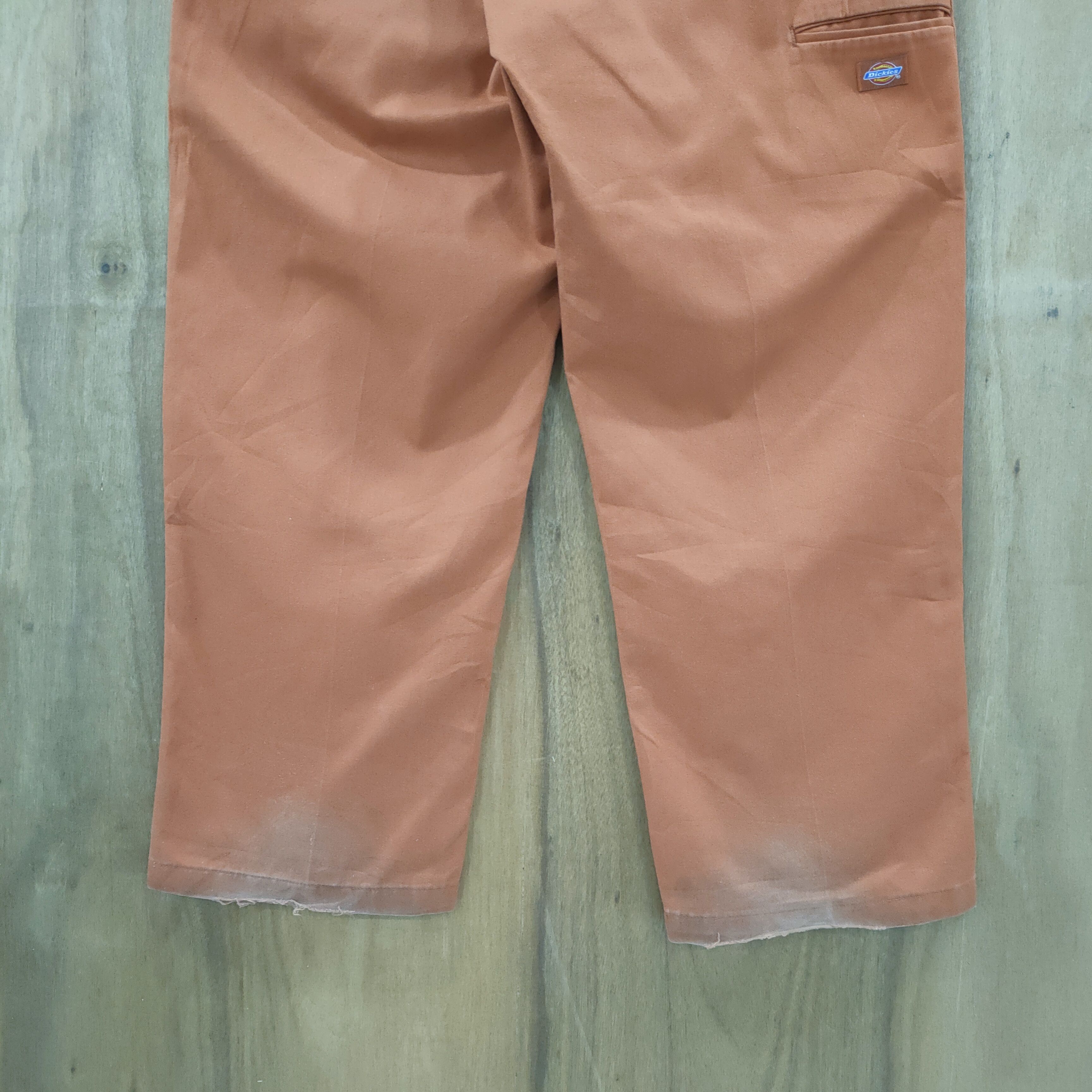 Dickies W40 × 32 DICKIES DARK ORANGE DOUBLE KNEE CARGO PANTS Size US 40 / EU 56 - 11 Thumbnail
