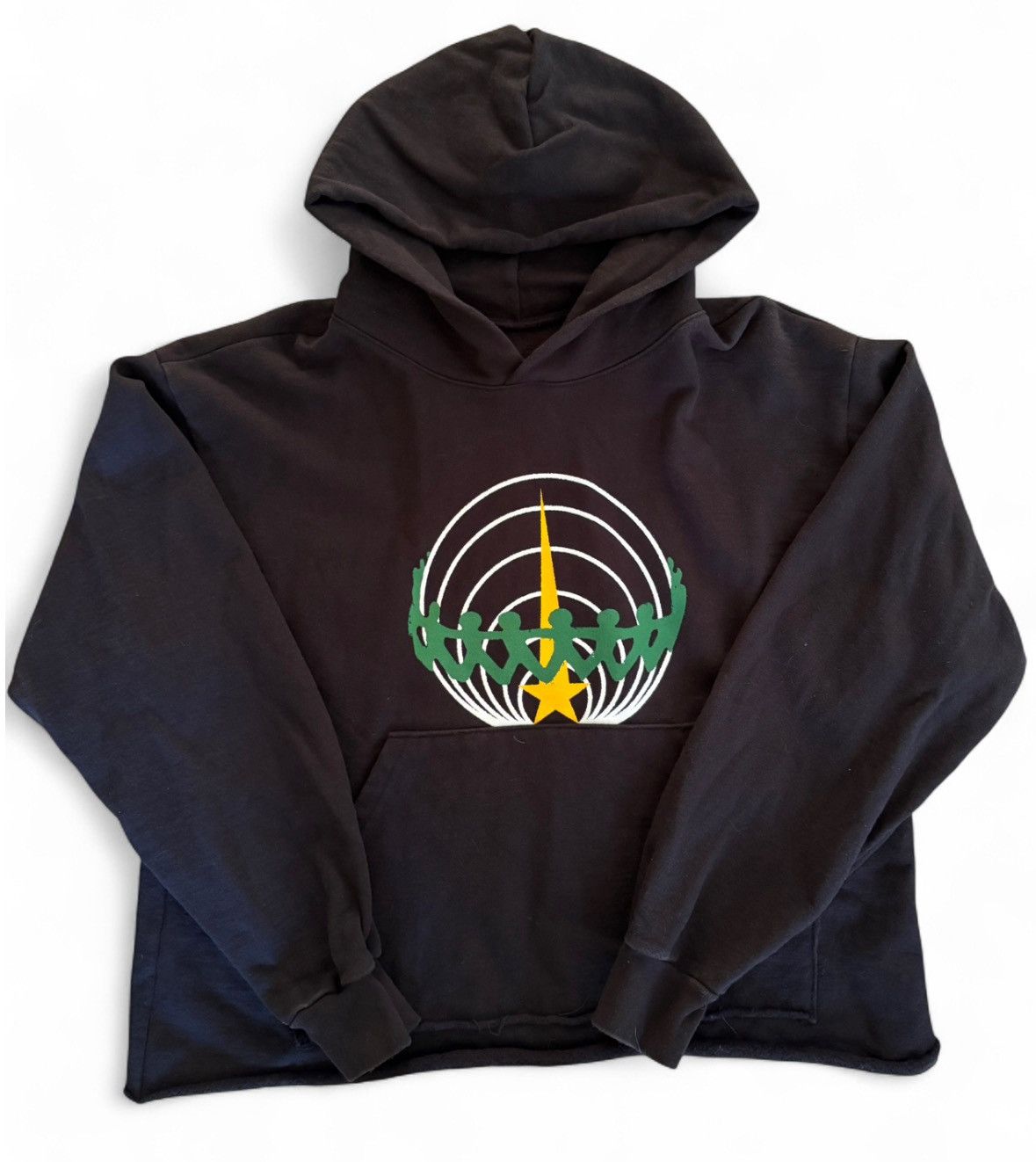 Designer D.cntrl black cropped hoodie Size US M / EU 48-50 / 2 - 1 Thumbnail