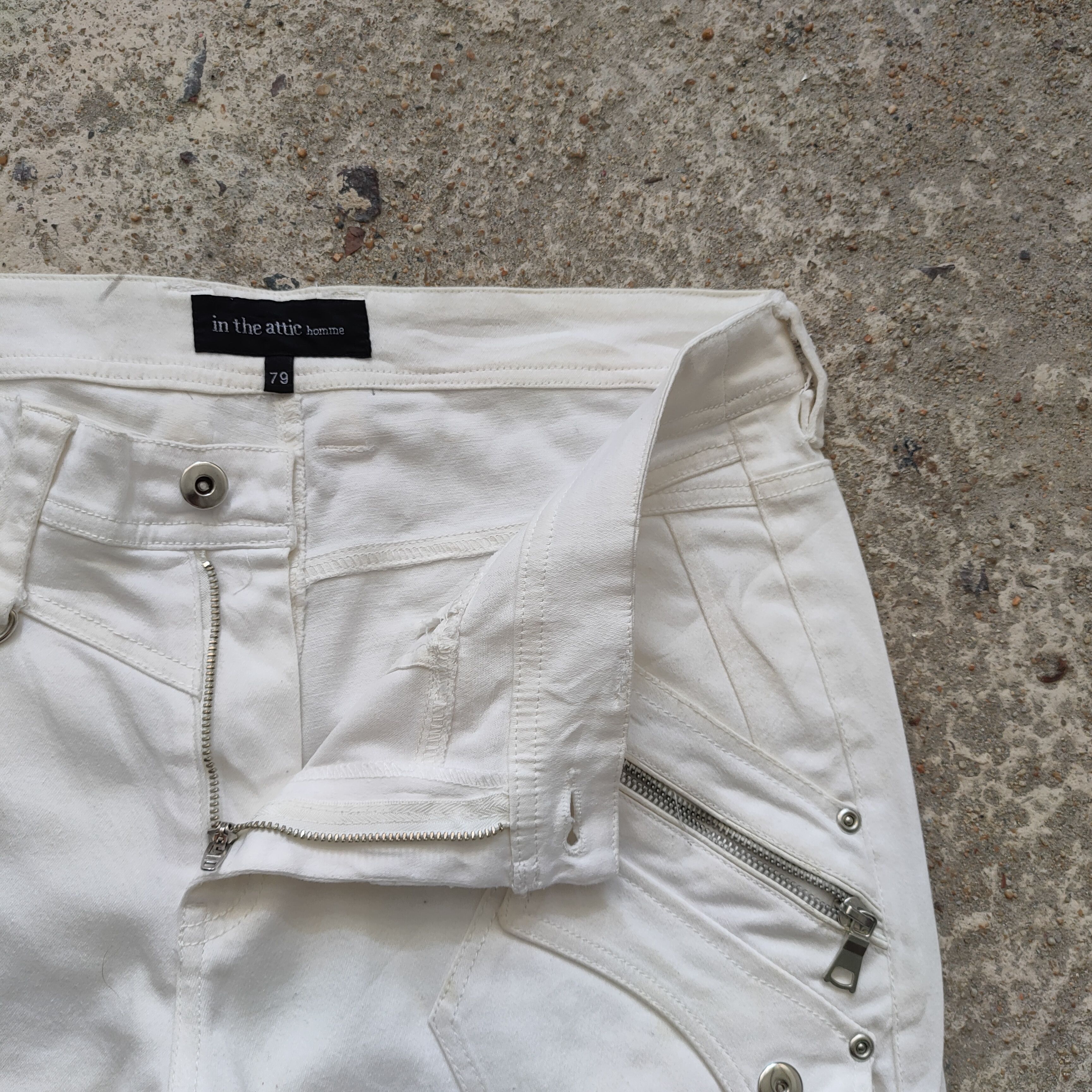 In The Attic × White's Boots IN THE ATTIC WHITE MULTIPOCKET CARGO PANTS Size US 32 / EU 48 - 6 Thumbnail