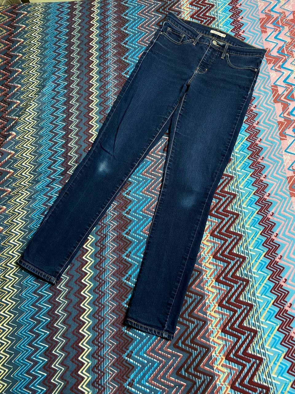 Levi's × Vintage Levis 311 Shaping Skinny Faded Distresed Size 29" - 15 Thumbnail