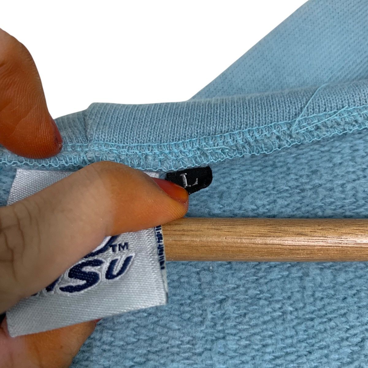 Japanese Brand NSU 678 Big Logo Zipper Hoodie Sweatshirt #3585-C164 Size US L / EU 52-54 / 3 - 15 Thumbnail