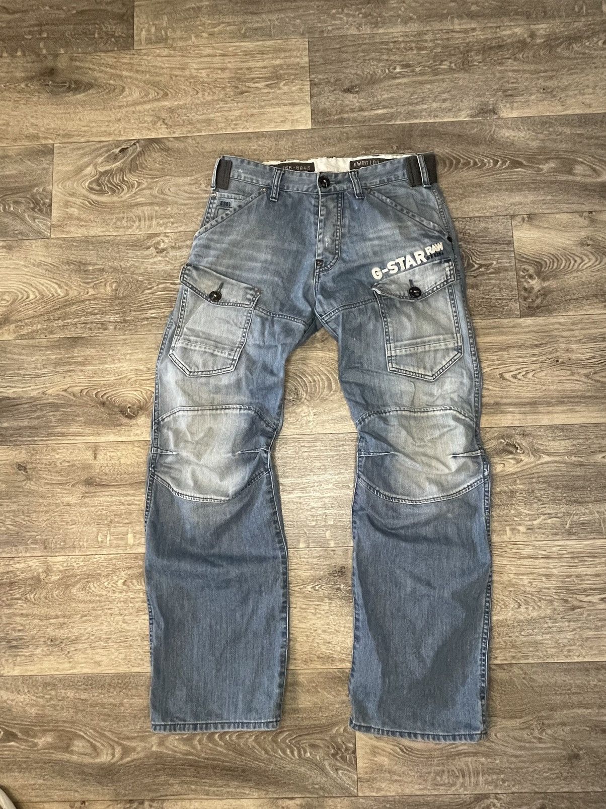 G-Star × Vintage G-star jeans big logo cargo pants Size US 32 / EU 48 - 1 Thumbnail