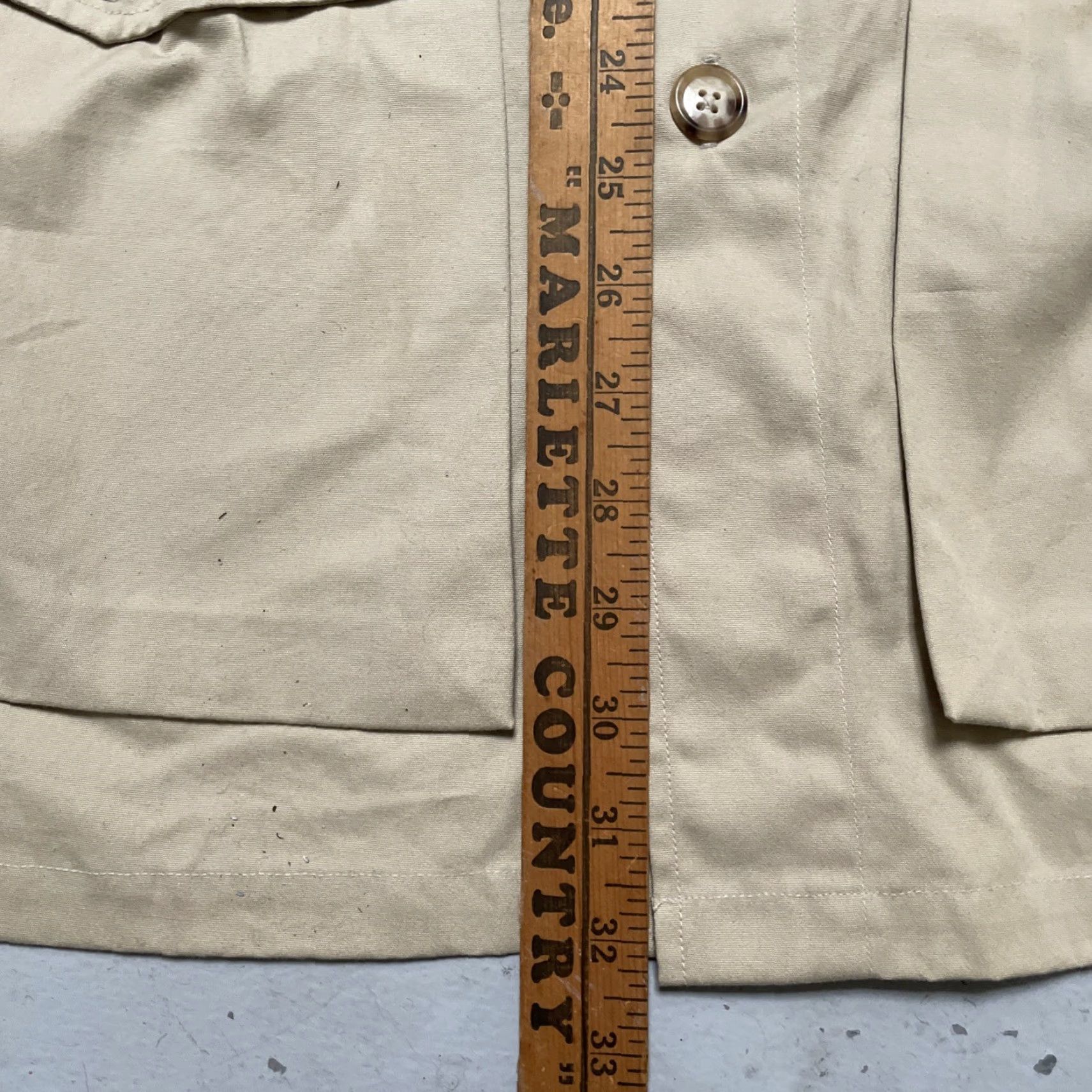 Abercrombie & Fitch VINTAGE Abercrombie & Fitch Safari Hunting Outdoor Fishing Travel Jacket XL Beige Unisex Adults NWT 70s 80s Military Year theme NOS Deadstock Leather? Size US XL / EU 56 / 4 - 6 Thumbnail
