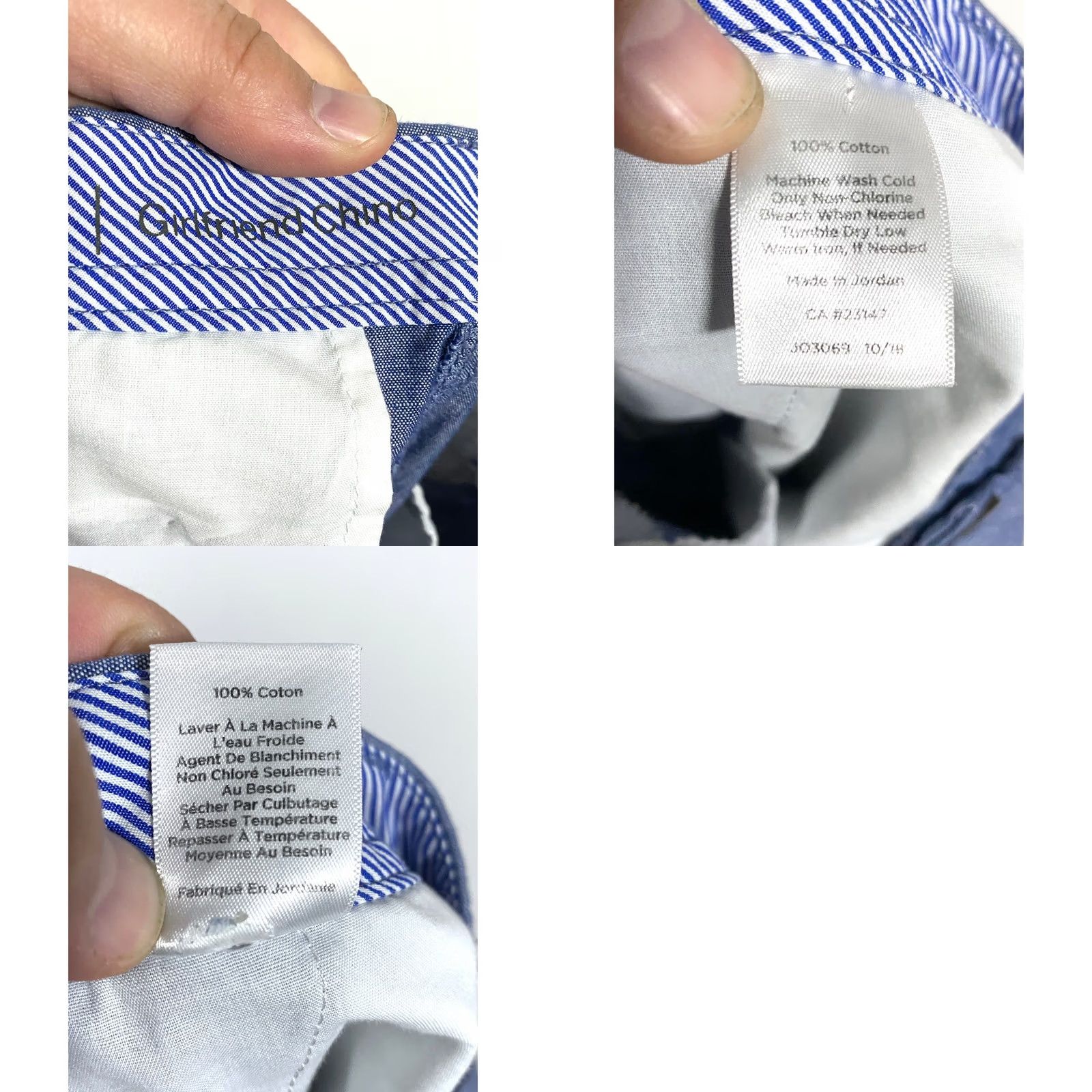 Talbots Talbots Pants Womens 12 Blue Girlfriend Chino Chambray Coastal Classic Minimalist Chic Size 34" / US 12 / IT 48 - 8 Thumbnail