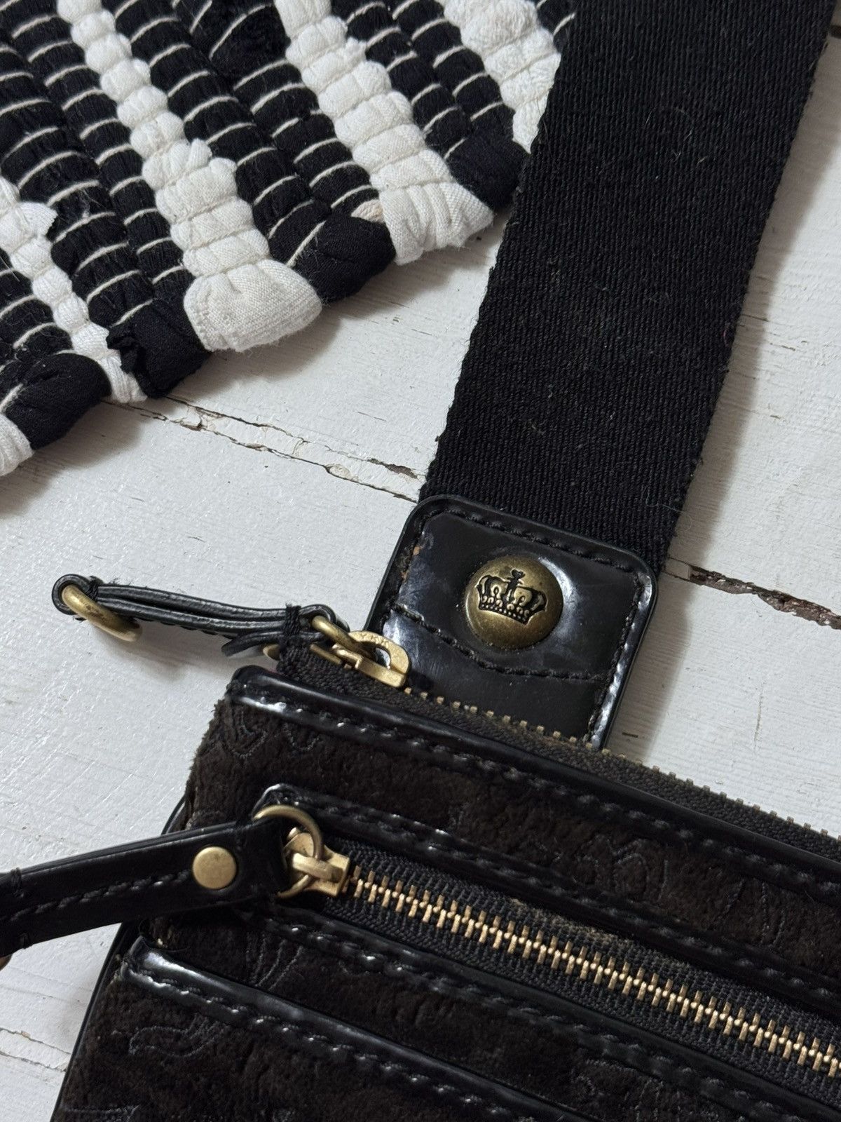 Juicy Couture VINTAGE JUICY COUTURE VELOUR 2000s MINI BAG Size ONE SIZE - 3 Thumbnail