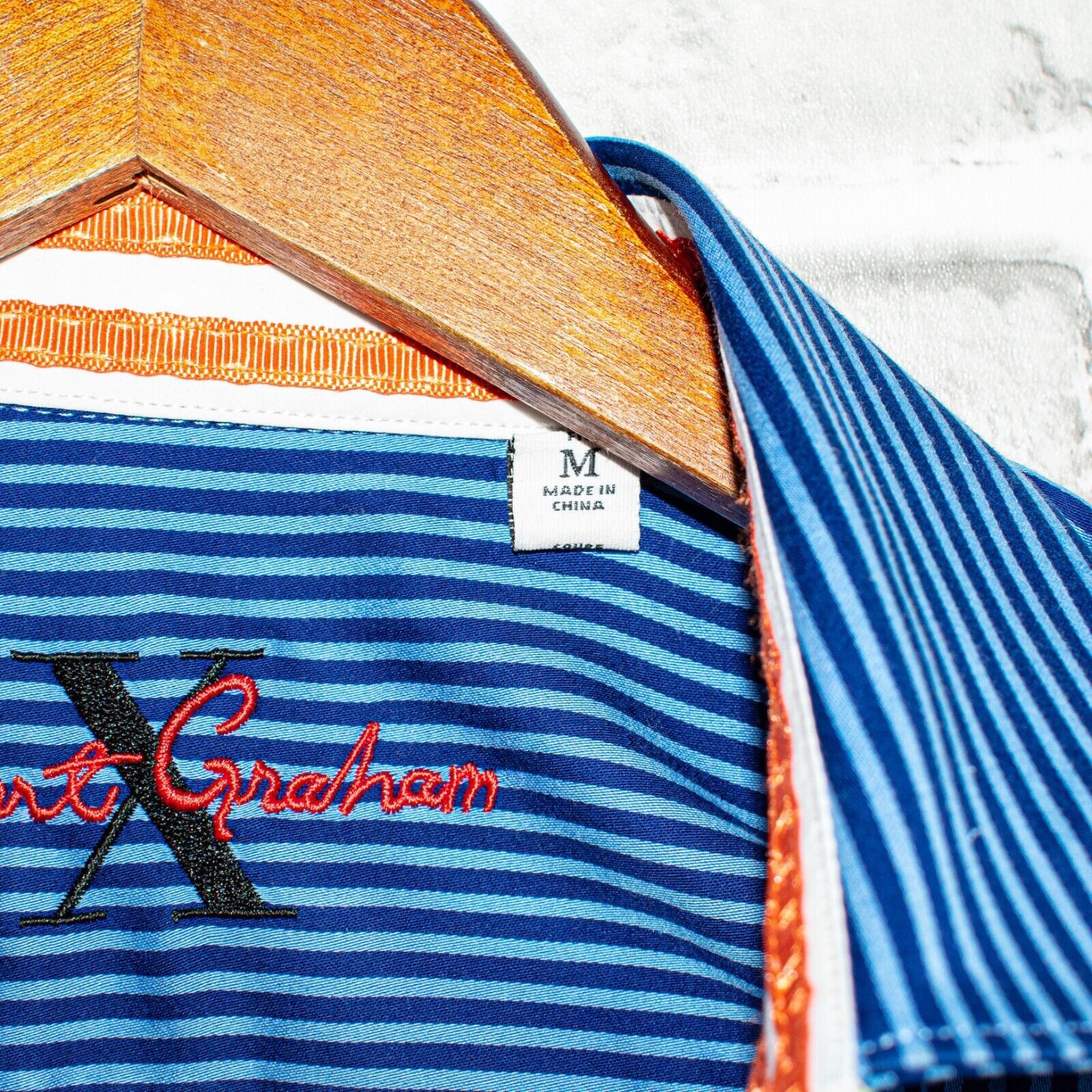 Robert Graham Robert Graham X collection Button up Shirt Blue Striped Size US M / EU 48-50 / 2 - 3 Thumbnail