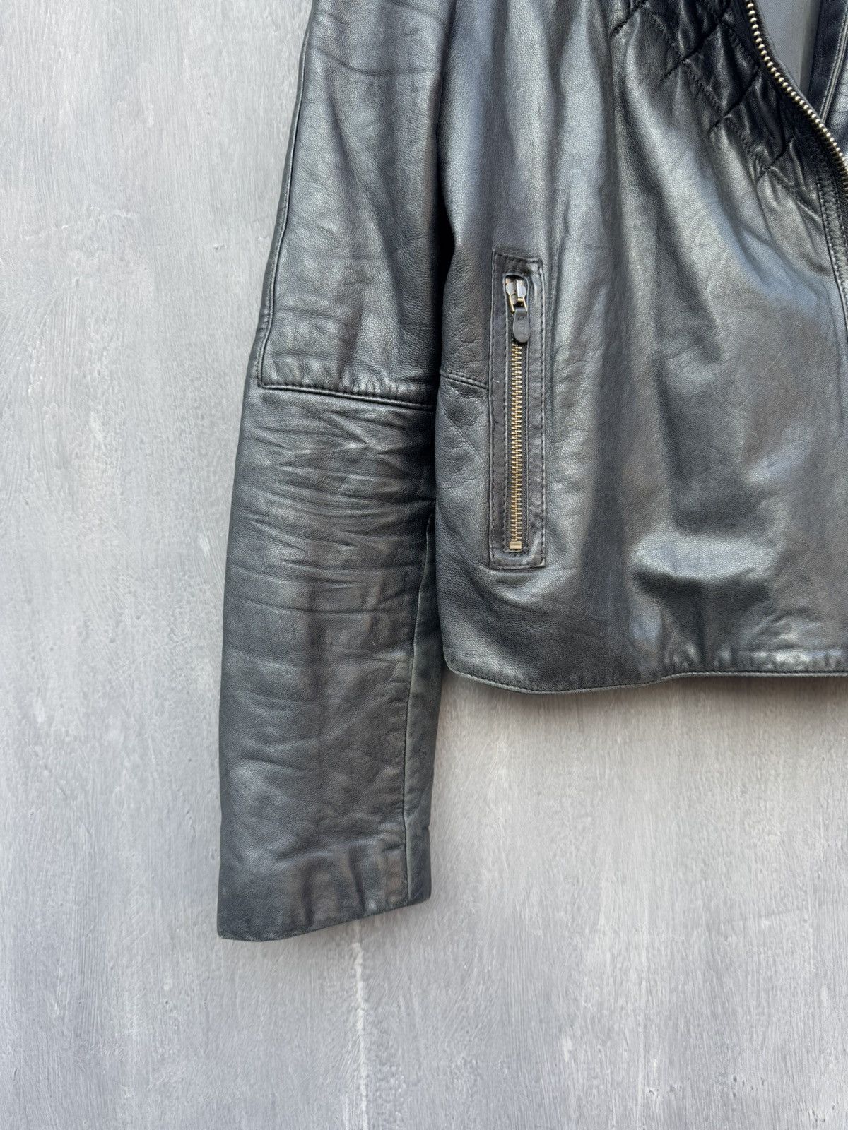 Alexander McQueen Alexander McQueen Leather Quilted Biker Jacket Size 42 Size M / US 6-8 / IT 42-44 - 3 Thumbnail