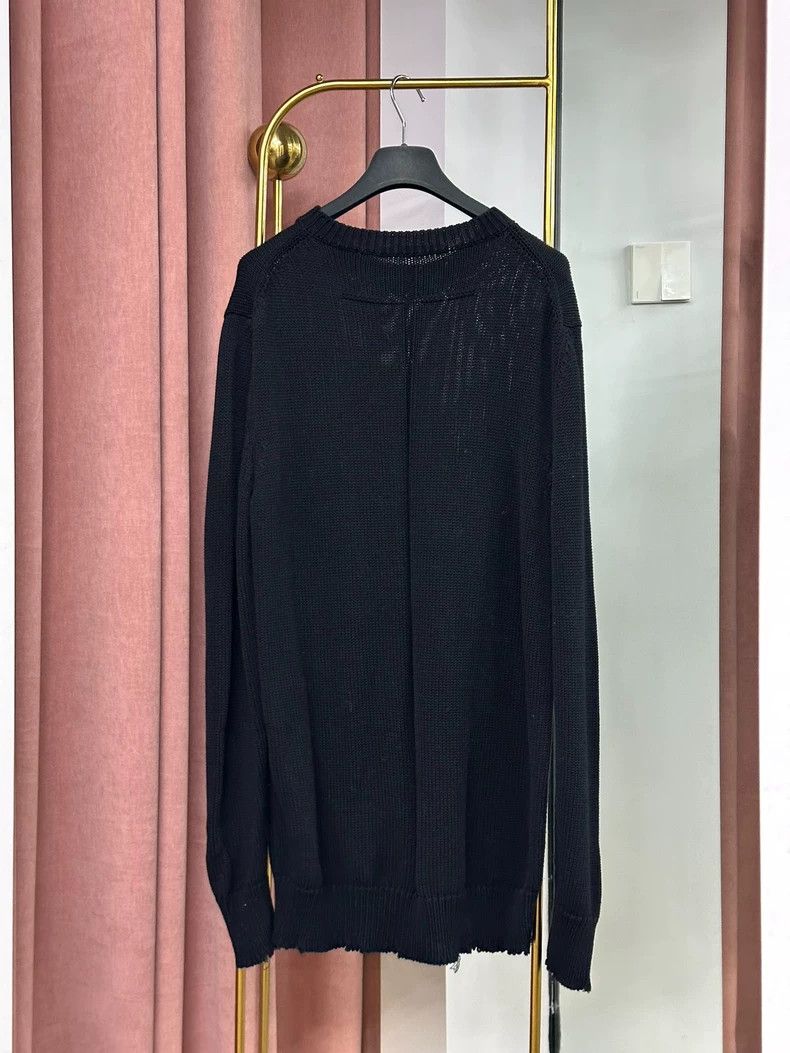 Givenchy Givenchy Black Letter Knit Woolen Sweater Long Sleeve Size US M / EU 48-50 / 2 - 3 Thumbnail