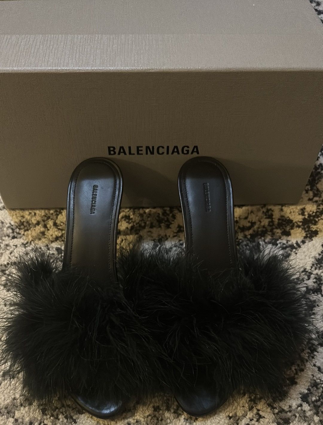 Balenciaga Balenciaga Boudoir Feather Slide Sandal size 37 Size US 7 / IT 37 - 4 Thumbnail