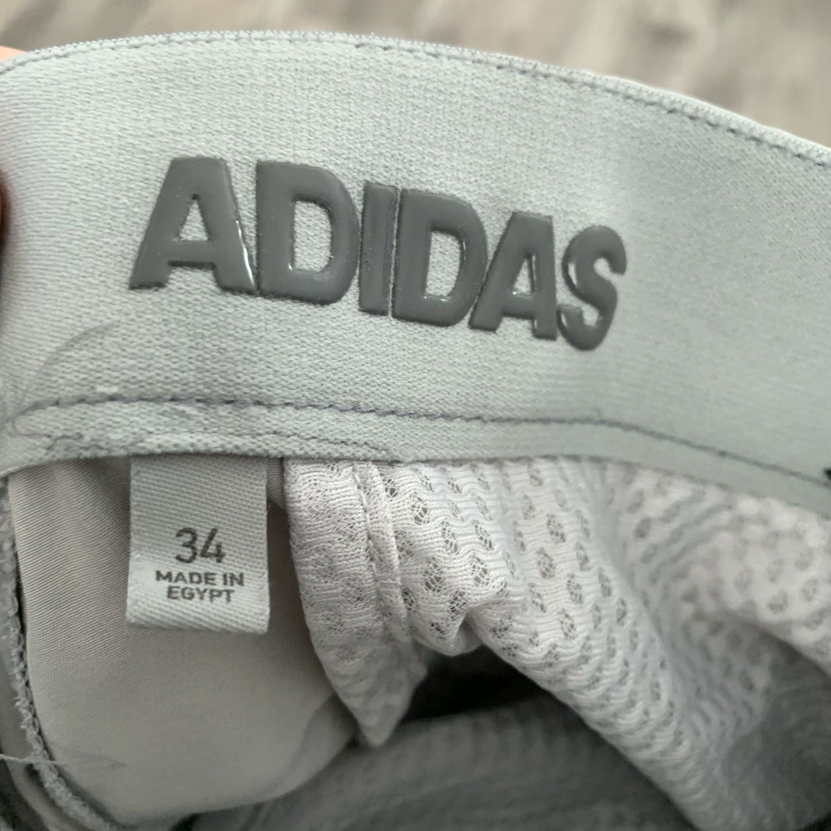Adidas Adidas Shorts Mens 34 Climalite Golf Gray Flat Front Lightweight Pockets Size US 34 / EU 50 - 2 Thumbnail