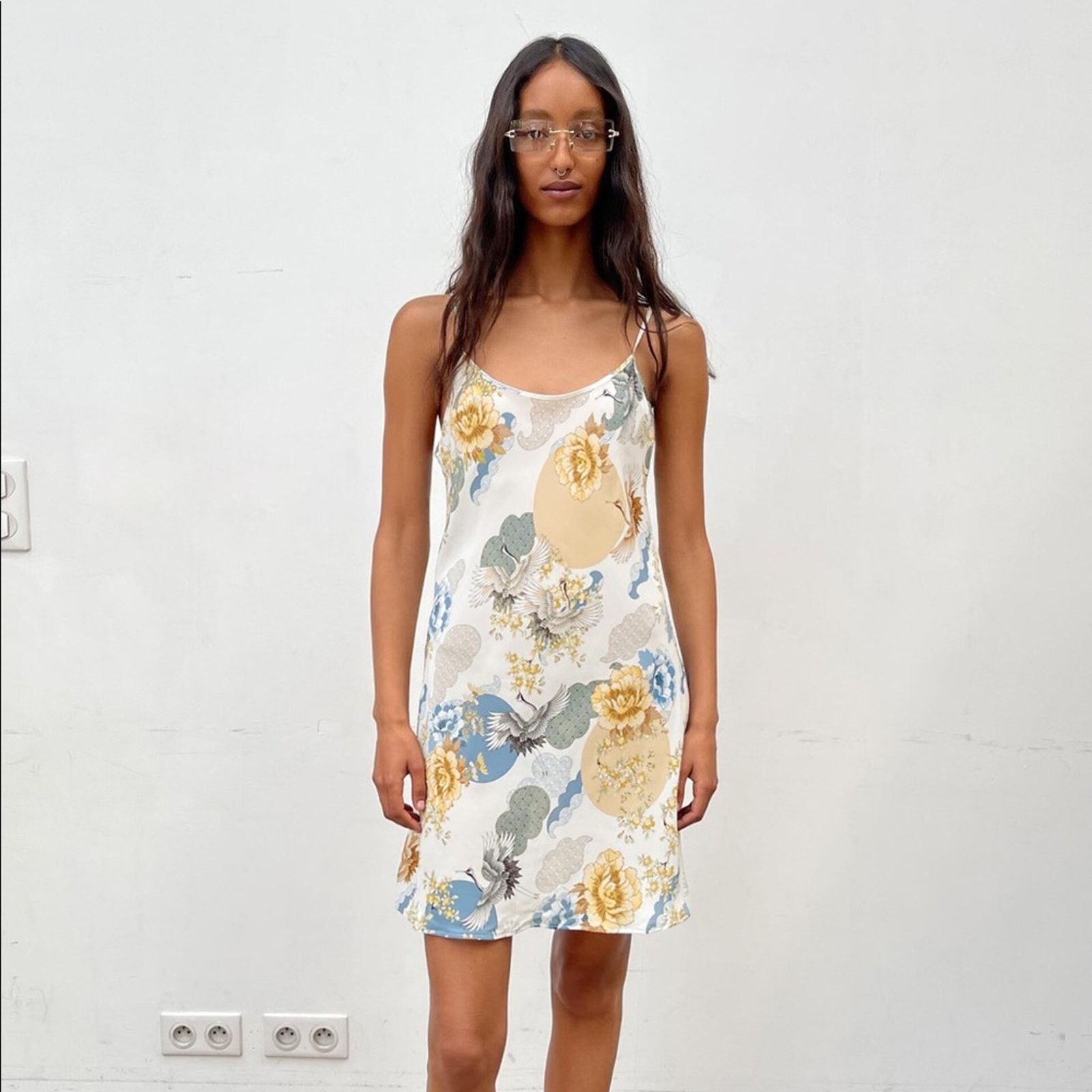 Zara Zara printed dress lingerie Size M / US 6-8 / IT 42-44 - 3 Thumbnail