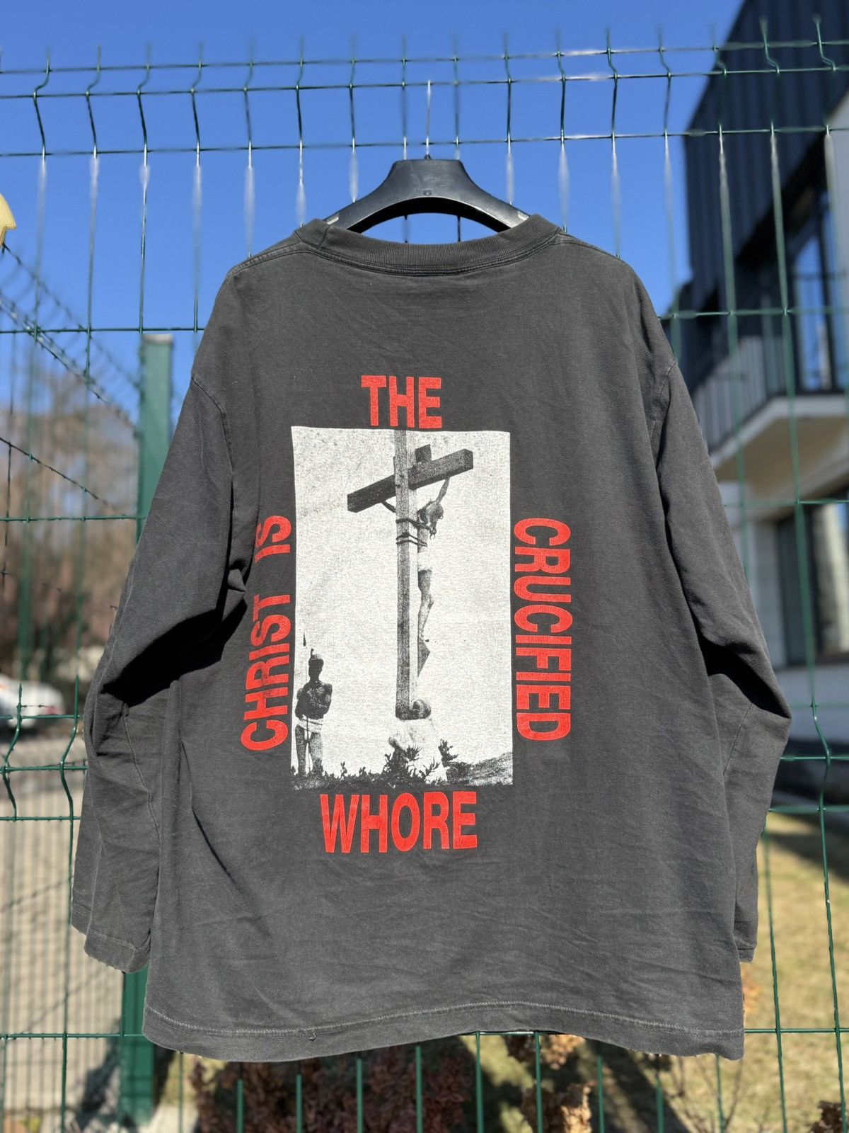 Band Tees Vintage 1993 Impaled Nazarene Christ Is The Crucified Whore Size US XL / EU 56 / 4 - 7 Thumbnail