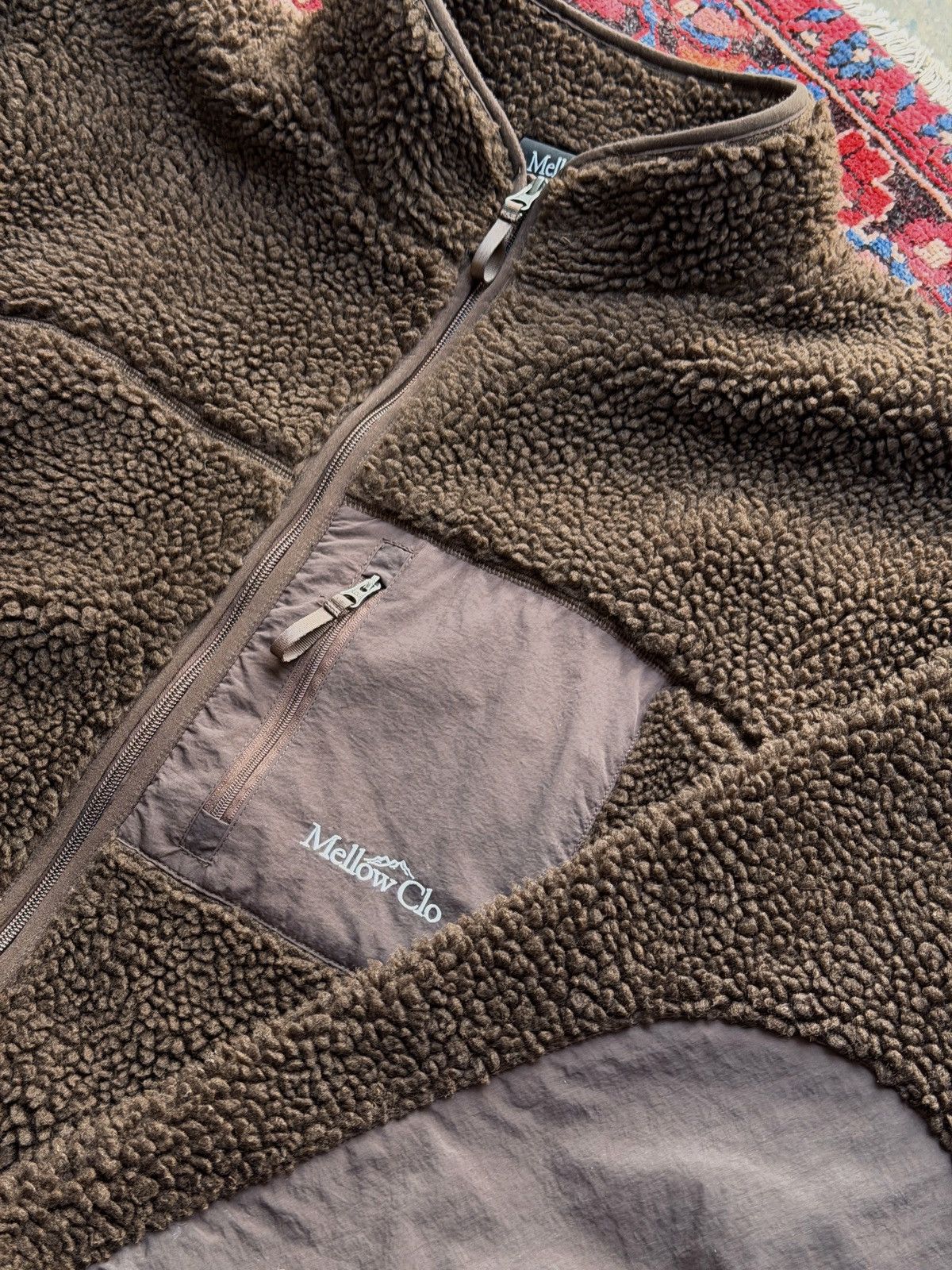 Other Mellow Clo. Cabin Fleece Zip Sherpa Jacket - Teddy Brown Size US XL / EU 56 / 4 - 4 Thumbnail