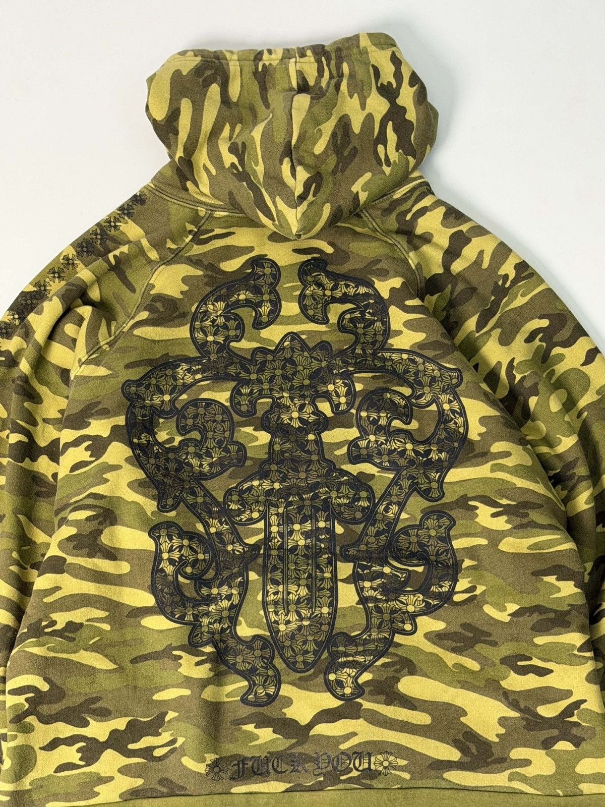 Chrome Hearts Chrome Hearts Camo Thermal Lined Zip Up Hoodie Size US M / EU 48-50 / 2 - 4 Thumbnail