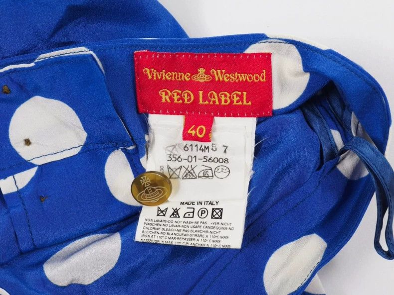 Vivienne Westwood Vivienne Westwood Rare blue and white polka dot French nec Size XS / US 0-2 / IT 36-38 - 7 Thumbnail