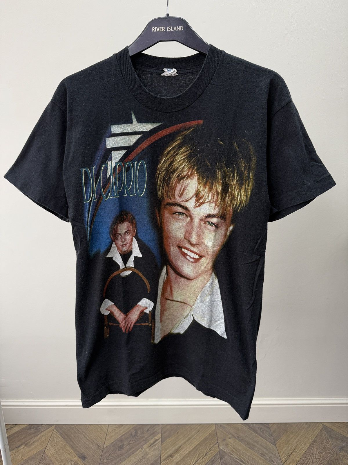 Other Vintage 90's Leonardo DiCaprio Parking Lot Portrait Tee Size US M / EU 48-50 / 2 - 2 Thumbnail
