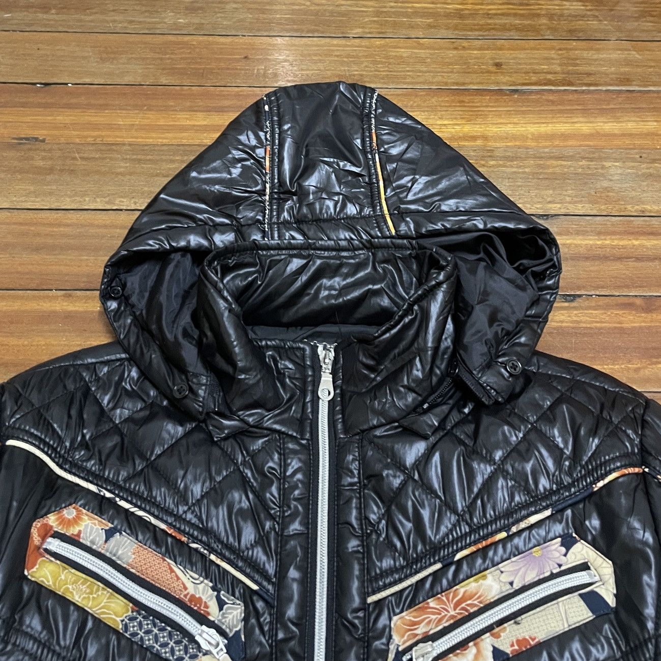 Japanese Brand × Vintage Very Rare Design Vintage Japanese Brand Hoodie Puffer 1990s Size US M / EU 48-50 / 2 - 3 Thumbnail