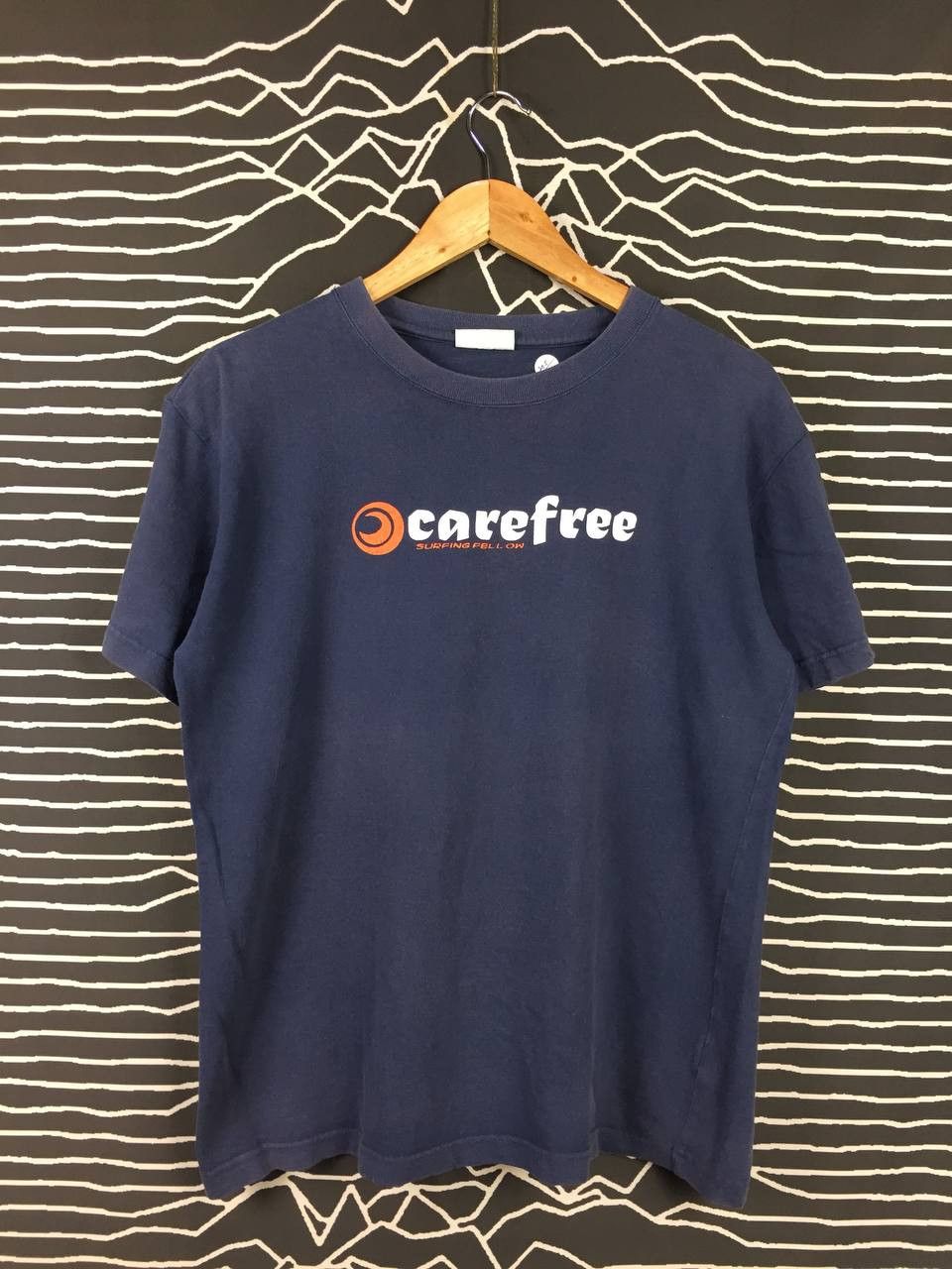 Vintage Vtg Carefree Surfing Fellow Surf & Street Tee Size US M / EU 48-50 / 2 - 5 Thumbnail