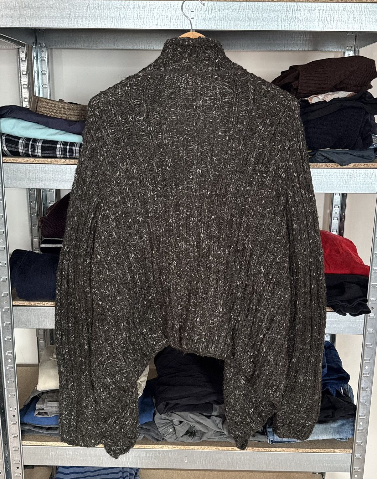 Annette Gortz × Designer Annette Gortz XL knitwear cardigan cape poncho sweater 🇩🇪 Size XL / US 12-14 / IT 48-50 - 18 Thumbnail
