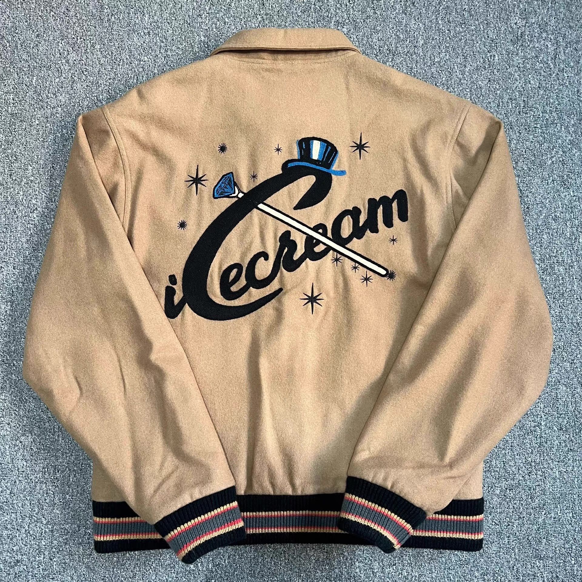 Billionaire Boys Club BBC ICECREAM Woolen Varsity Jacket Q7 Size US L / EU 52-54 / 3 - 2 Thumbnail