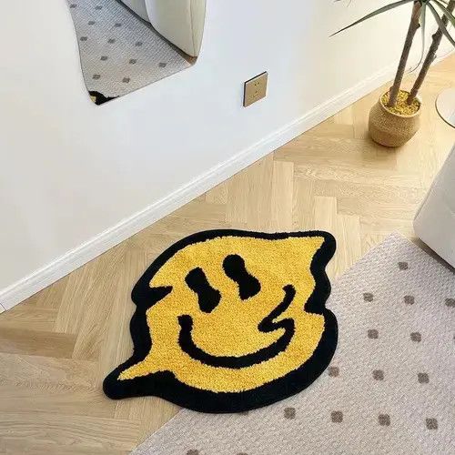 Japanese Brand × Vintage Trippy Smiling Tufting Rug Size ONE SIZE - 3 Thumbnail