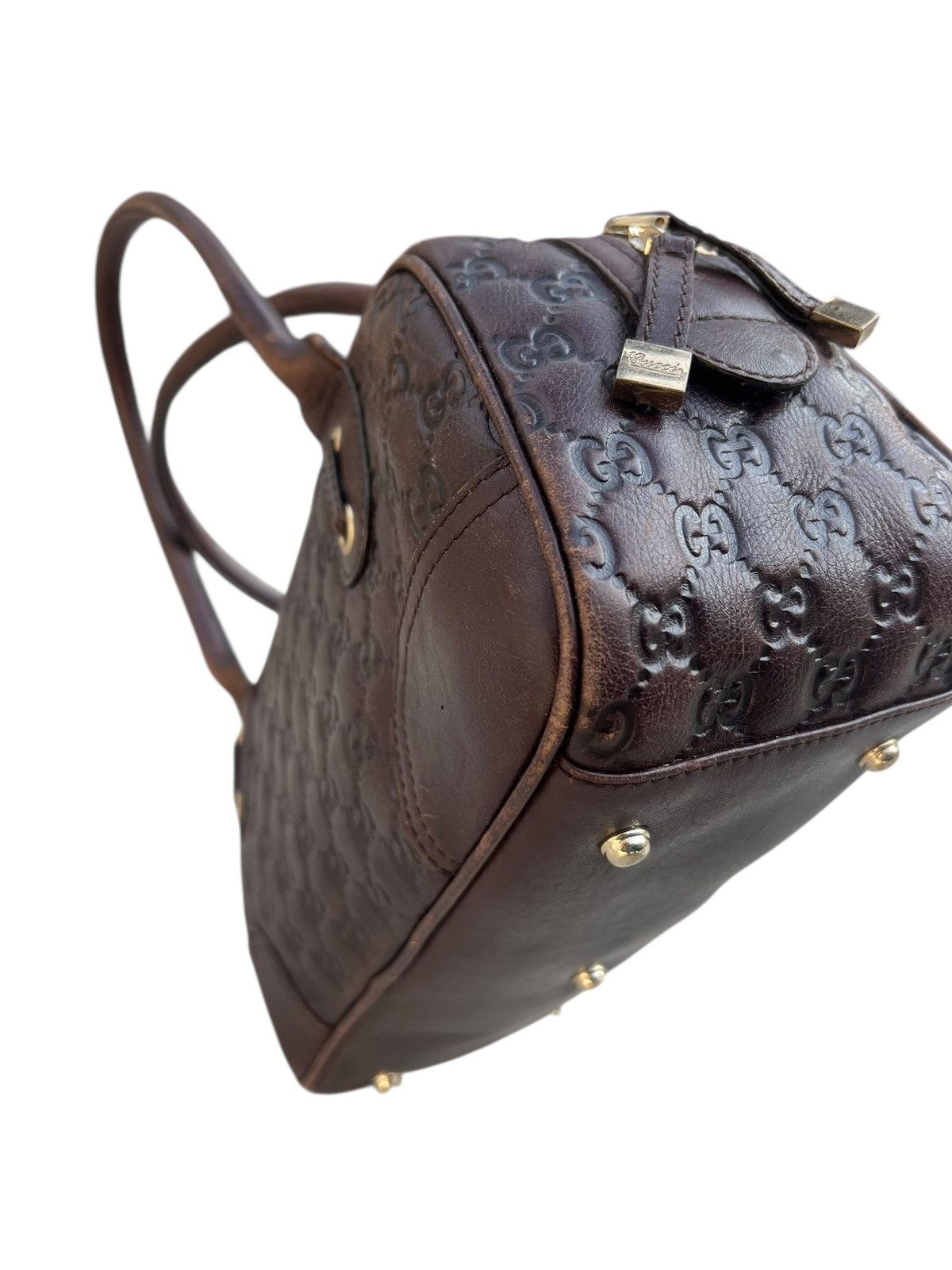 Gucci Gucci Guccissima Princy Fade Patina Leather Boston Bag Size ONE SIZE - 15 Thumbnail