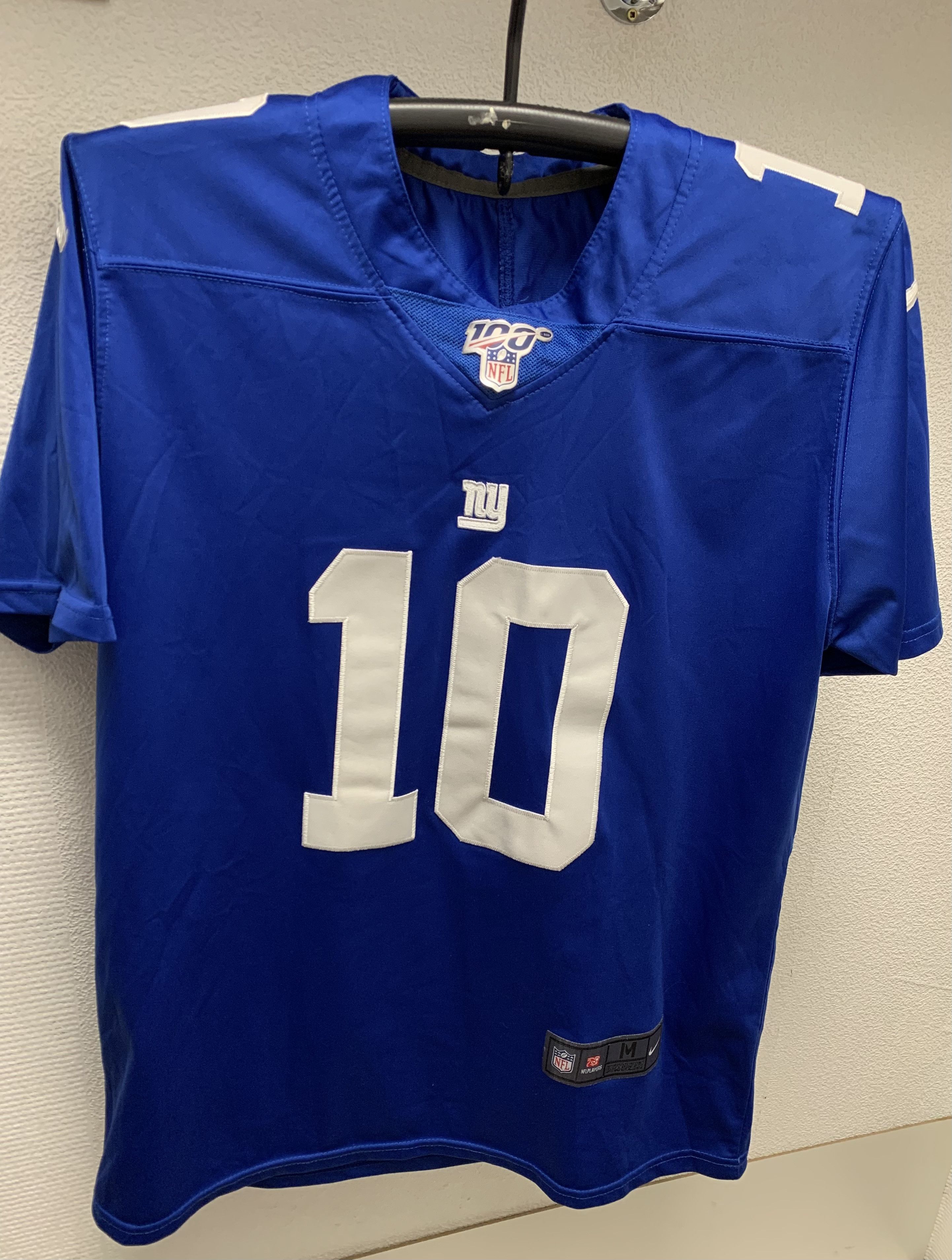 NFL Eli Manning 10 New York NY GIANTS NFL NIKE blue jersey M Size US M / EU 48-50 / 2 - 5 Thumbnail