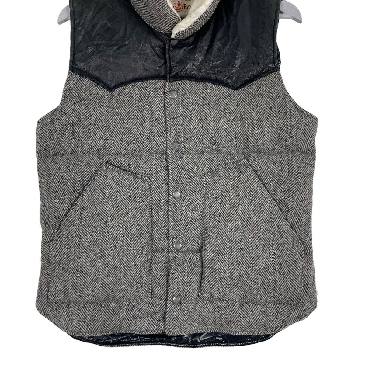Designer × Harris Tweed 💥HARRIS TWEED PUFFER TANKTOP JACKET Size US M / EU 48-50 / 2 - 5 Thumbnail