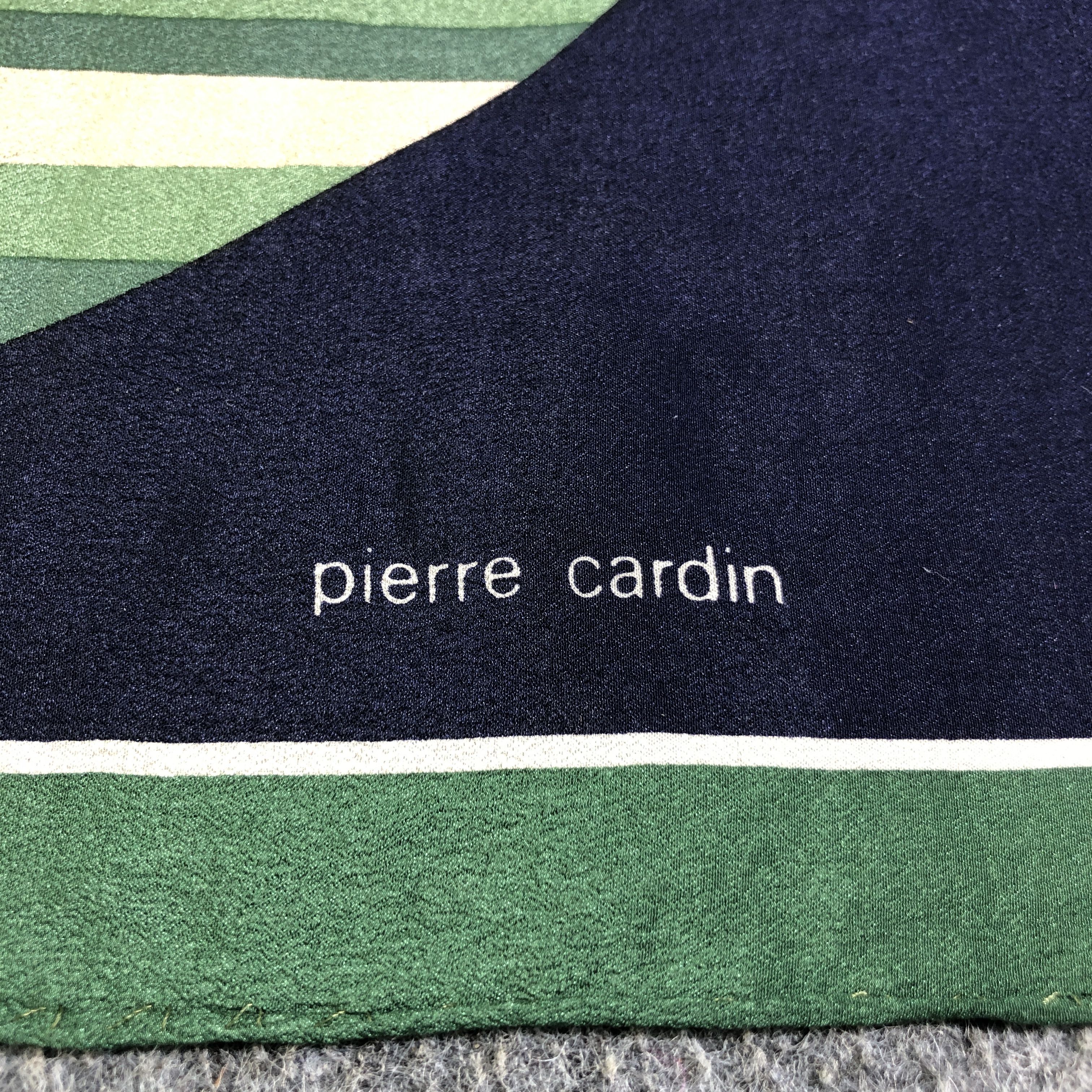 Pierre Cardin Pierre Cardin Abstract Hand Rolled Silk Scarf M973 Size ONE SIZE - 4 Thumbnail