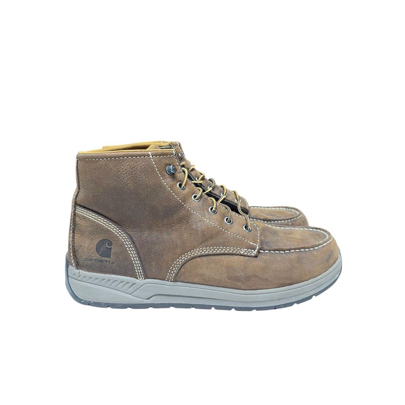 Carhartt Carhartt CMX4023 Moc Toe Work Boots Brown Leather 12M Size US 12 / EU 45 - 2 Thumbnail