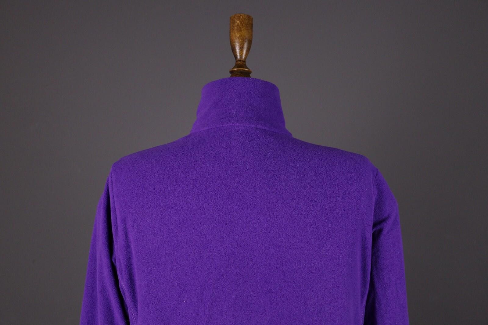 Designer Kari Traa Purple Full Zip Fleece Lightweight Jacket Size L Size L / US 10 / IT 46 - 8 Thumbnail