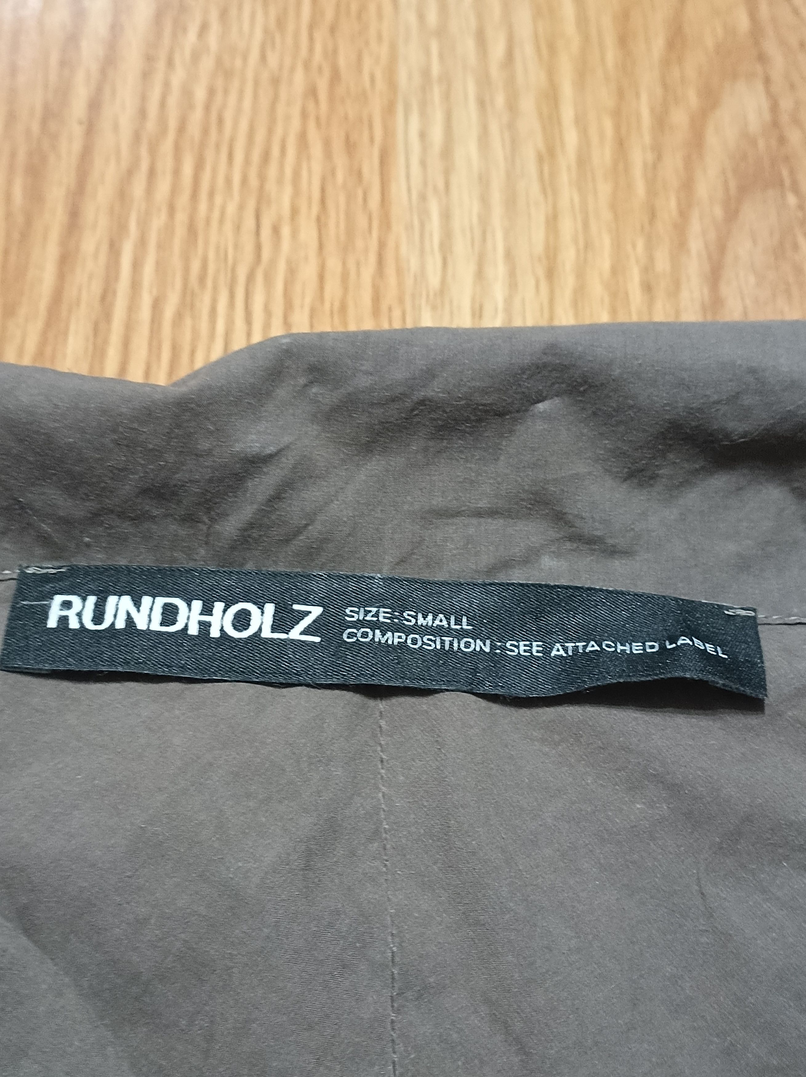 Rundholz RUNDHOLZ Olive Shirt Asymmetric Blouse Black Label Size S Size S / US 4 / IT 40 - 8 Thumbnail
