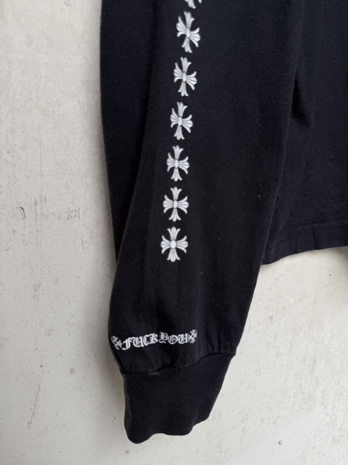 Chrome Hearts HOLLYWOOD EXCLUSIVE - Chrome Hearts Jumbro Cross Plus Ls Size US L / EU 52-54 / 3 - 4 Thumbnail
