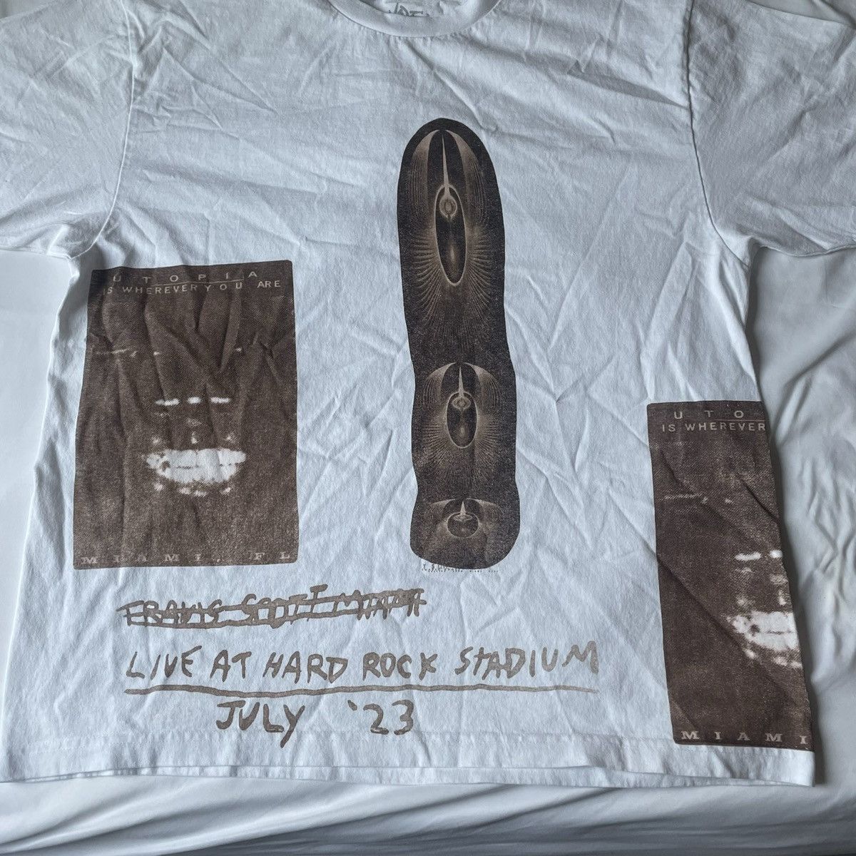Travis Scott Sold Out New Travis Scott Rolling Loud UTOPIA MIAMI 2023 Size US L / EU 52-54 / 3 - 2 Thumbnail