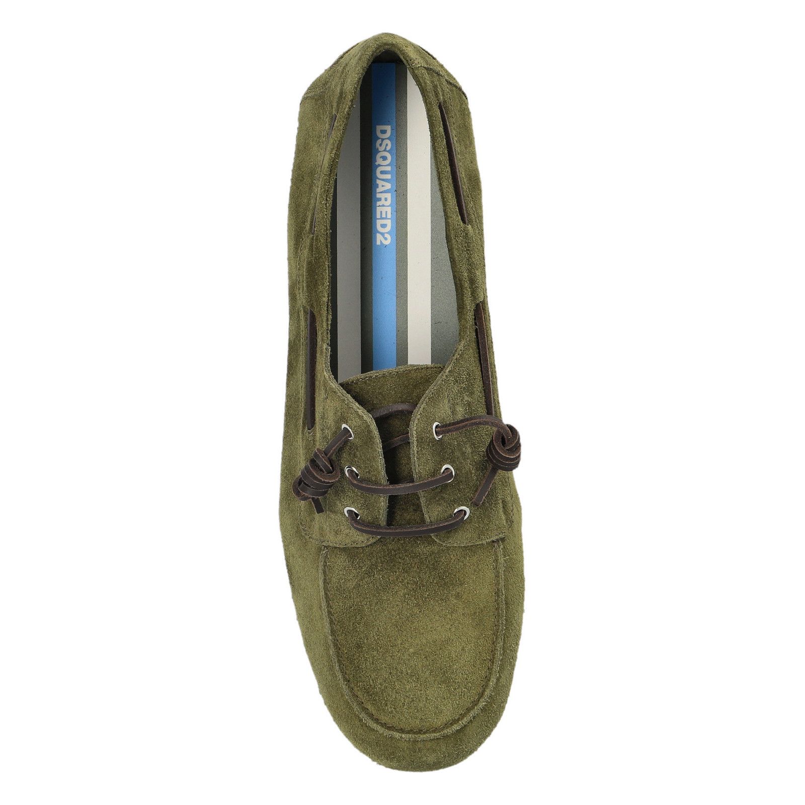 Dsquared2 DSQUARED2 Green Suede Loafers New & Authentic (Men's size:US Size US 10.5 / EU 43-44 - 4 Thumbnail