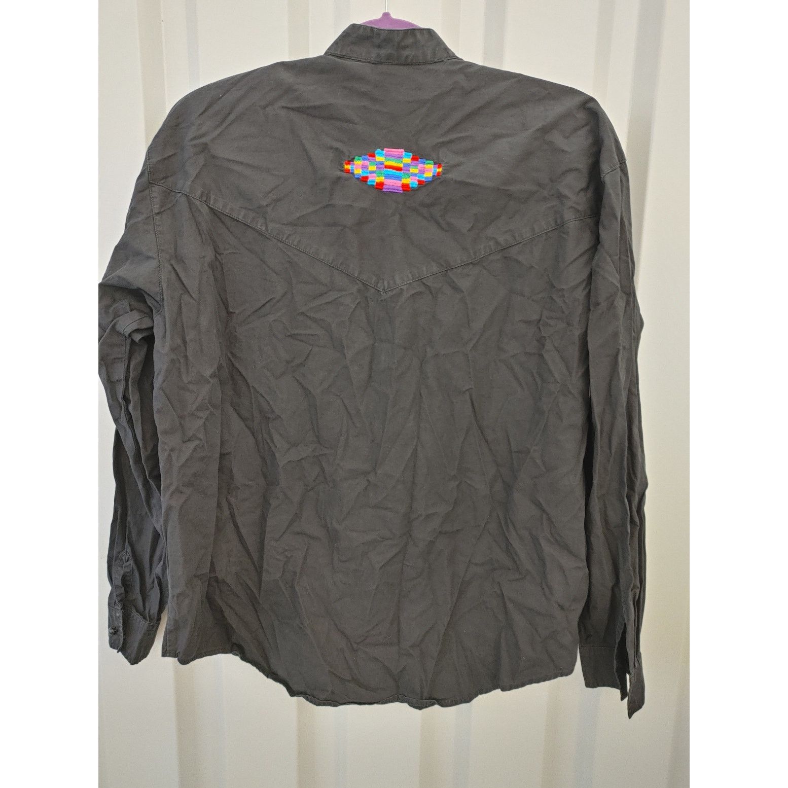 Vintage Vintage Khazana 90s Button Shirt Embroidered Aztec Medium Size M / US 6-8 / IT 42-44 - 4 Thumbnail