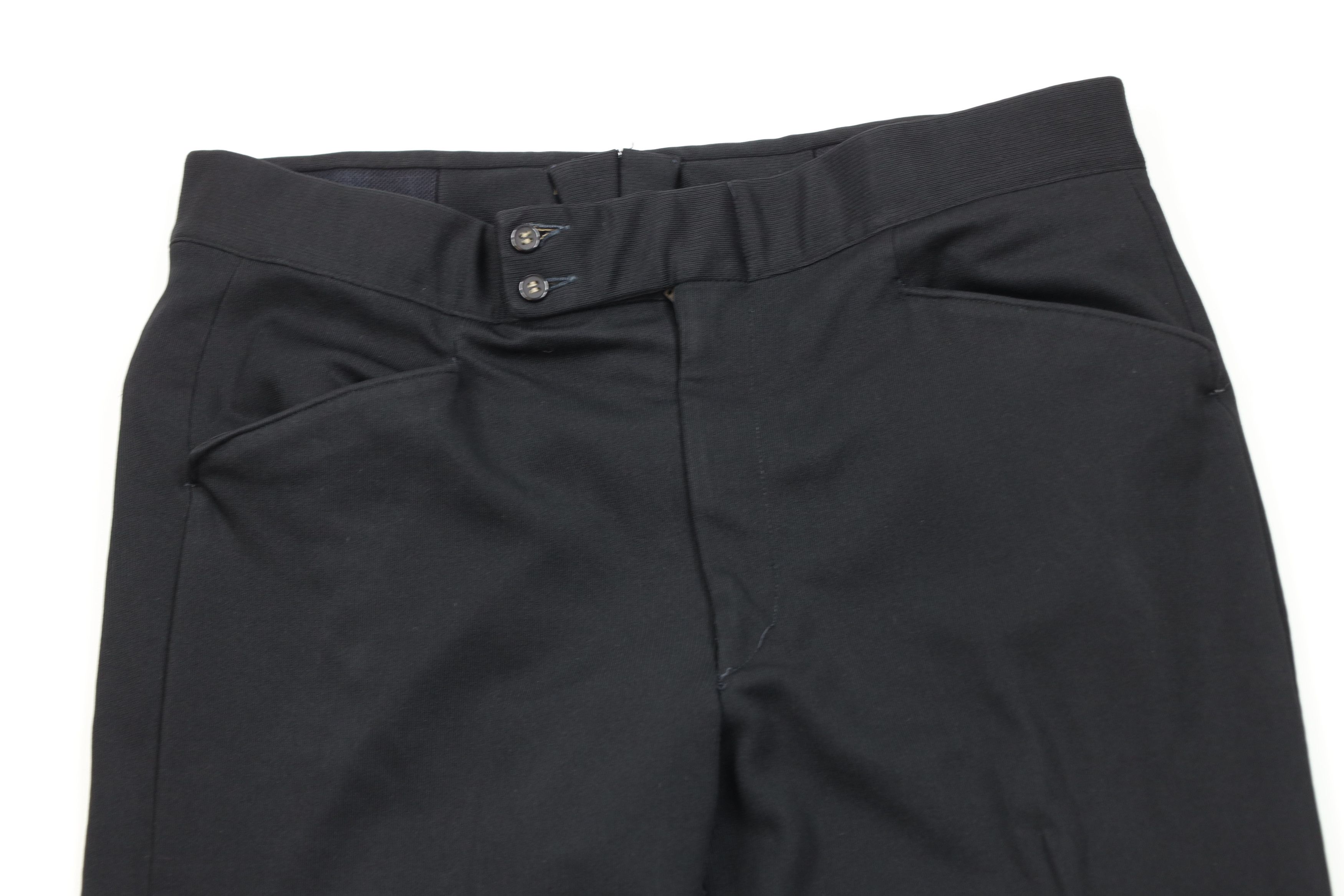 Vintage Vintage 60s 70s Streetwear Wide Leg Chino Pants Black USA Size US 36 / EU 52 - 2 Thumbnail