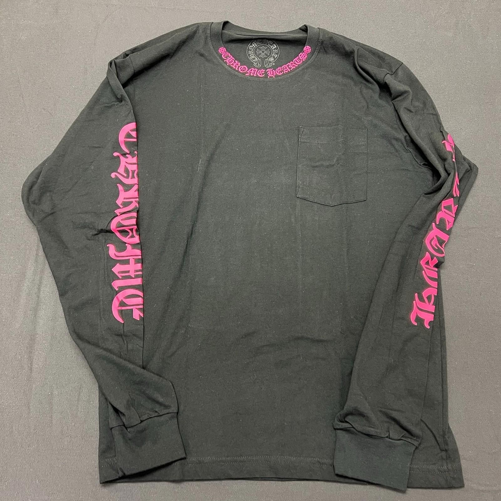 Chrome Hearts Chrome Hearts Long Sleeve Pocket Crew T-shirt Size L Size US L / EU 52-54 / 3 - 1 Thumbnail